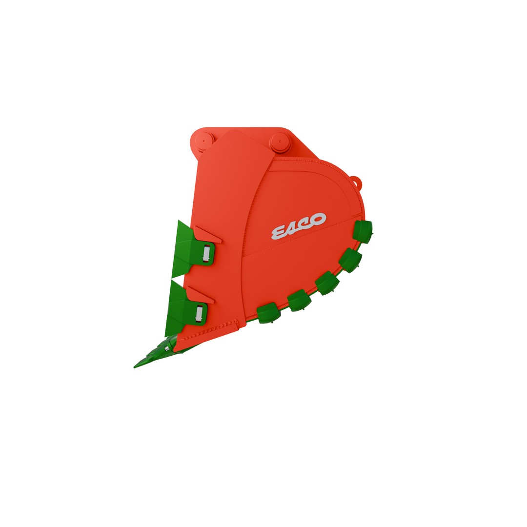 ESCO SXDP Construction Bucket 3D Model – Low Poly Game Asset, FBX - View 3