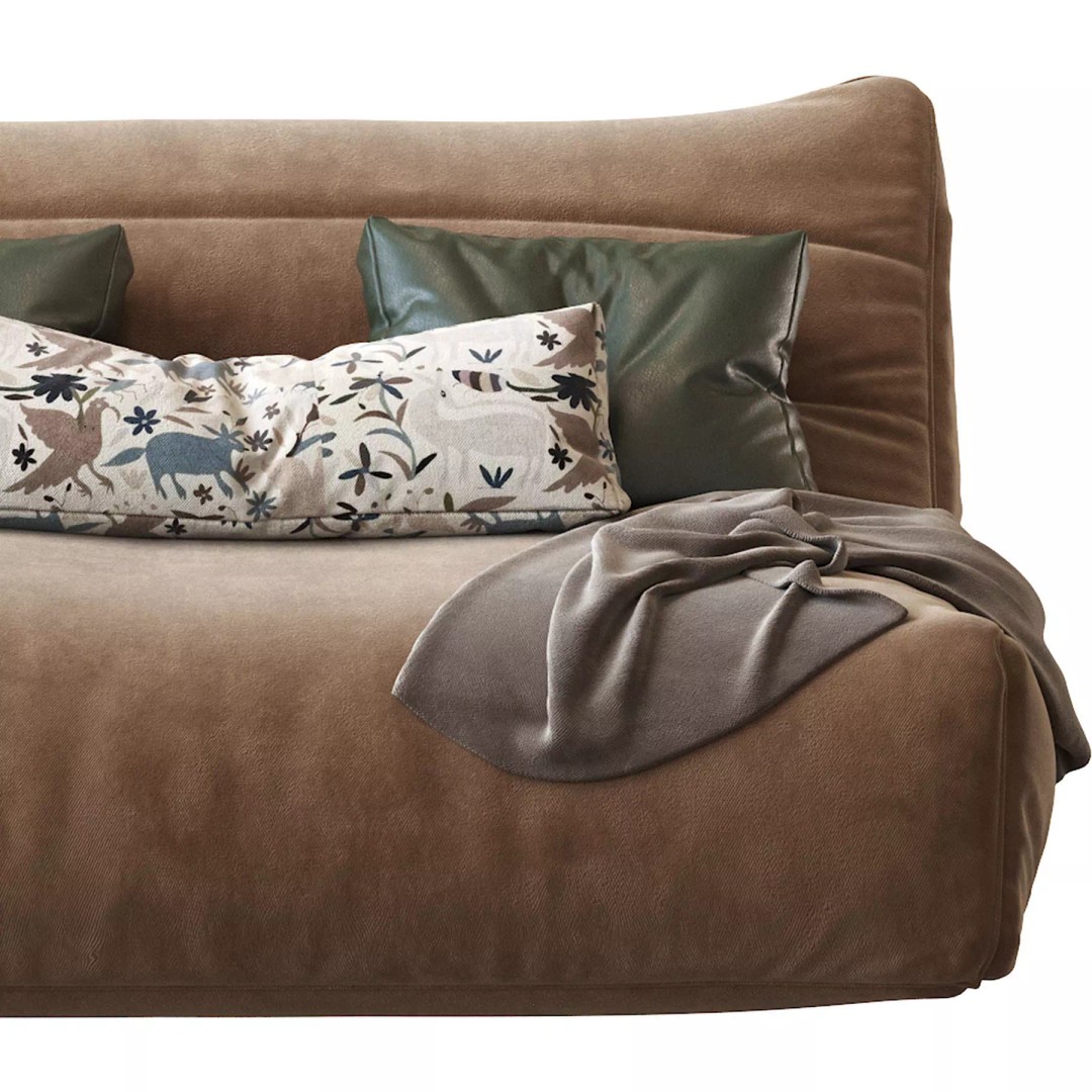 Levi Bean Bag Sofa 3D Model – Modern Furniture, Game-Ready, FBX - View 16