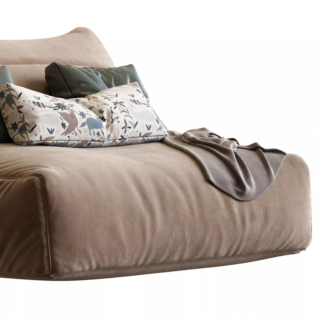 Levi Bean Bag Sofa 3D Model – Modern Furniture, Game-Ready, FBX - View 20