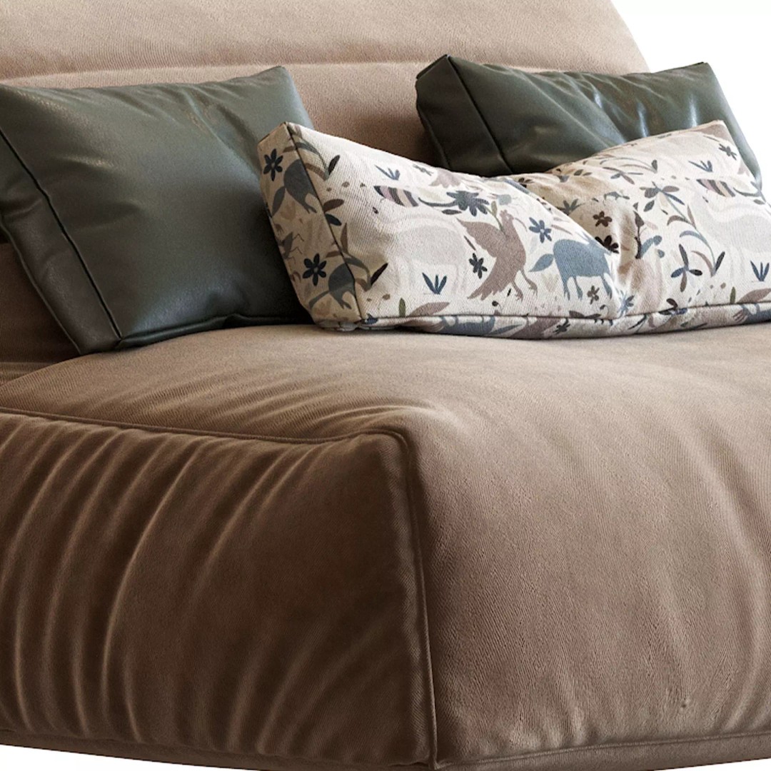 Levi Bean Bag Sofa 3D Model – Modern Furniture, Game-Ready, FBX - View 22