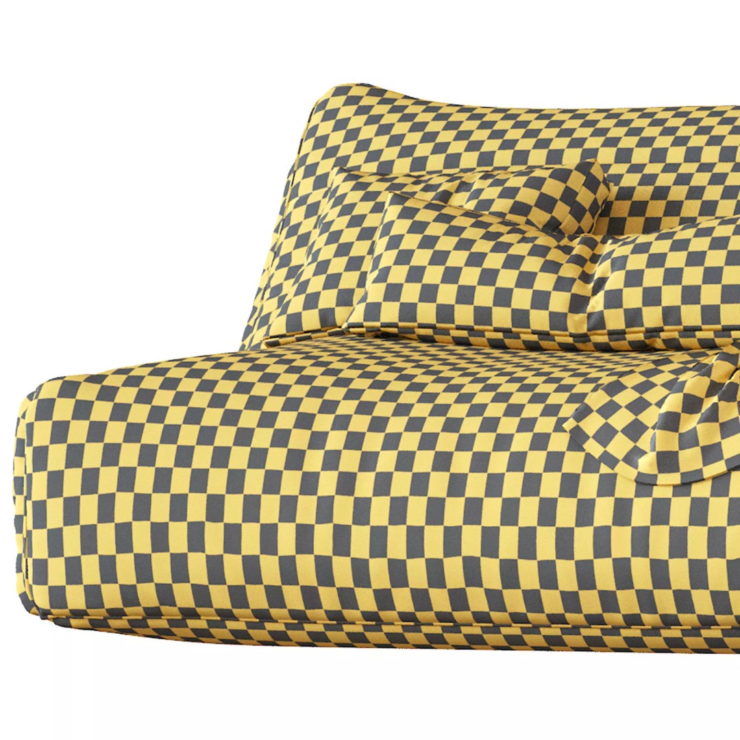 Levi Bean Bag Sofa 3D Model – Modern Furniture, Game-Ready, FBX - View 23