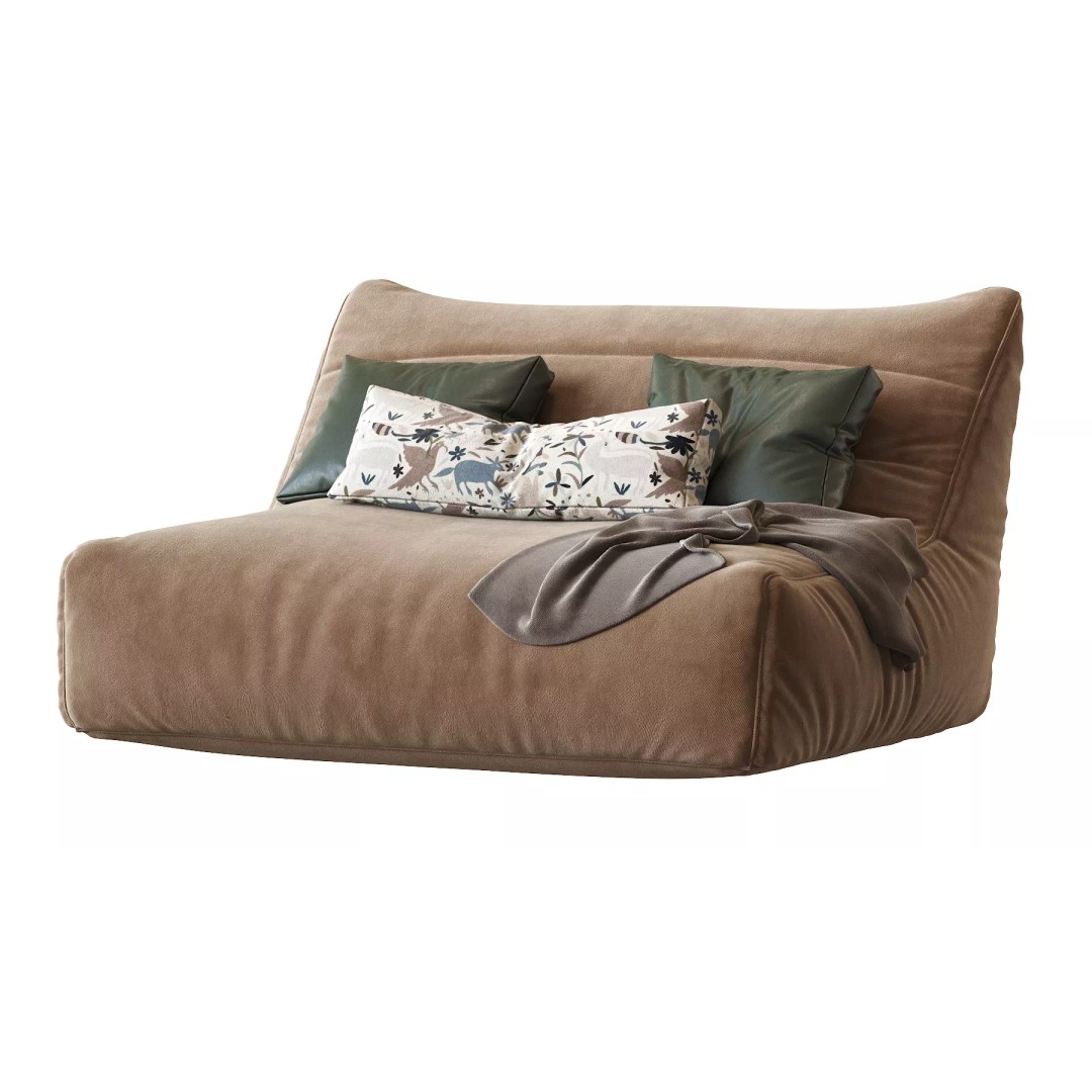Levi Bean Bag Sofa 3D Model – Modern Furniture, Game-Ready, FBX - View 24