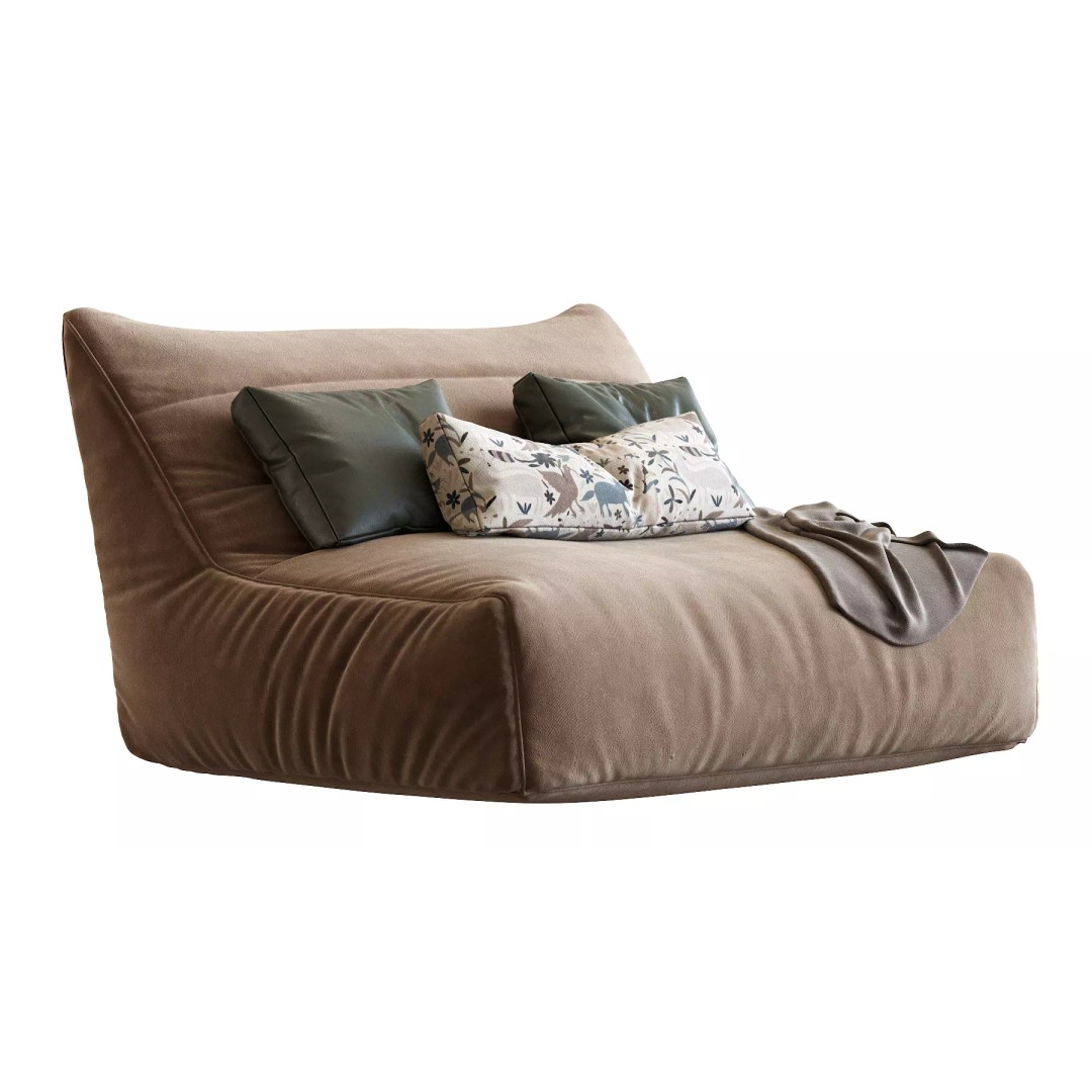Levi Bean Bag Sofa 3D Model – Modern Furniture, Game-Ready, FBX - View 29