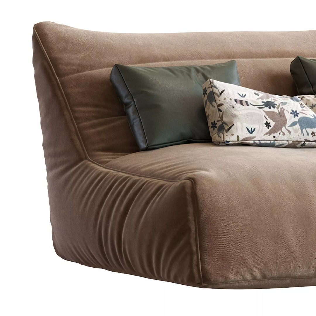 Levi Bean Bag Sofa 3D Model – Modern Furniture, Game-Ready, FBX - View 7