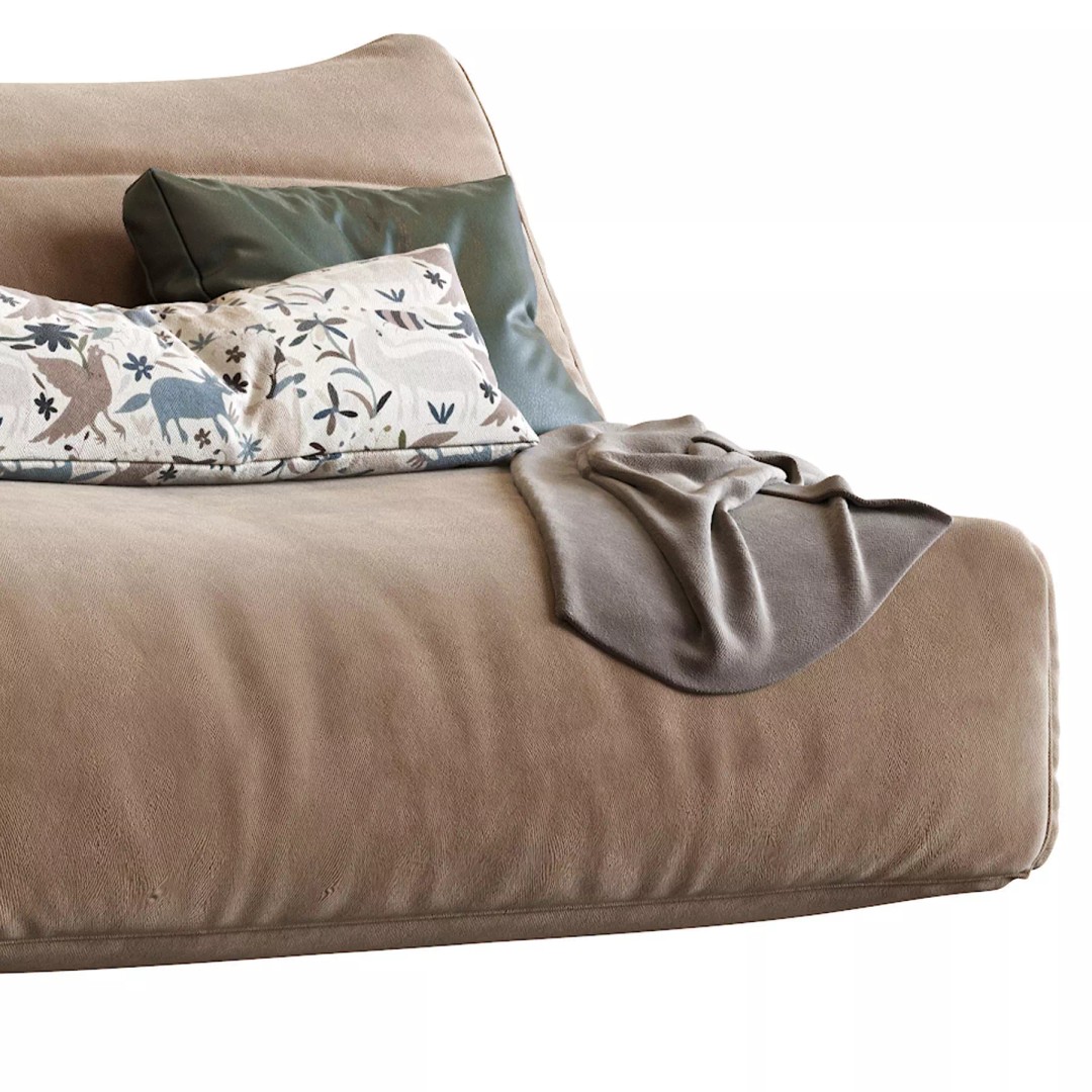 Levi Bean Bag Sofa 3D Model – Modern Furniture, Game-Ready, FBX - View 8
