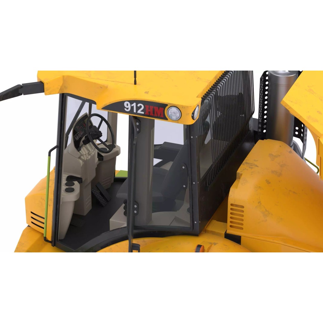 Hydrema 912HM Articulated Dump Truck 3D Model – High-Poly PBR Asset, FBX, OBJ - View 9