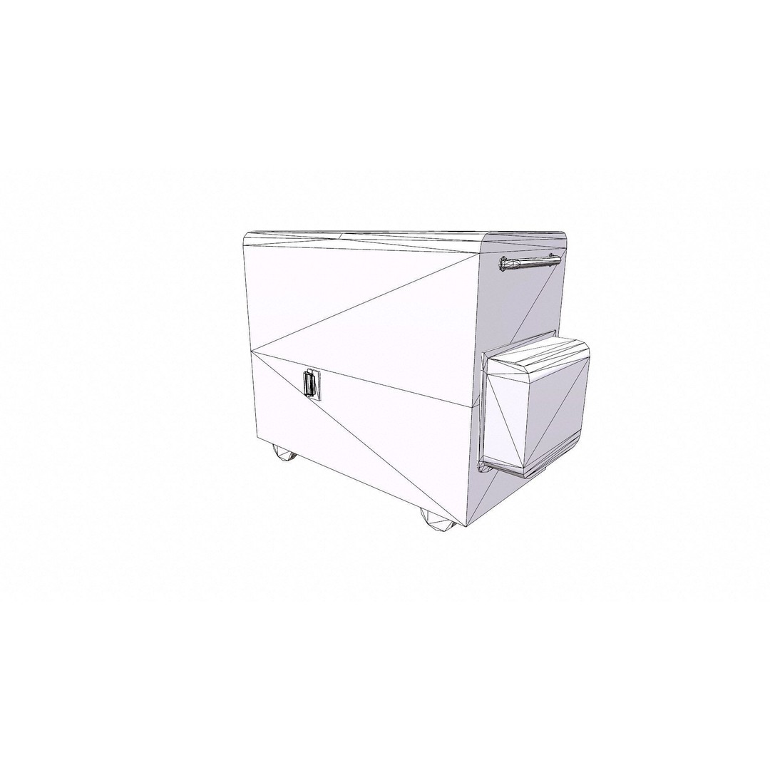 Old Portable Power Generator 3D Model – Low Poly PBR Game Asset, FBX