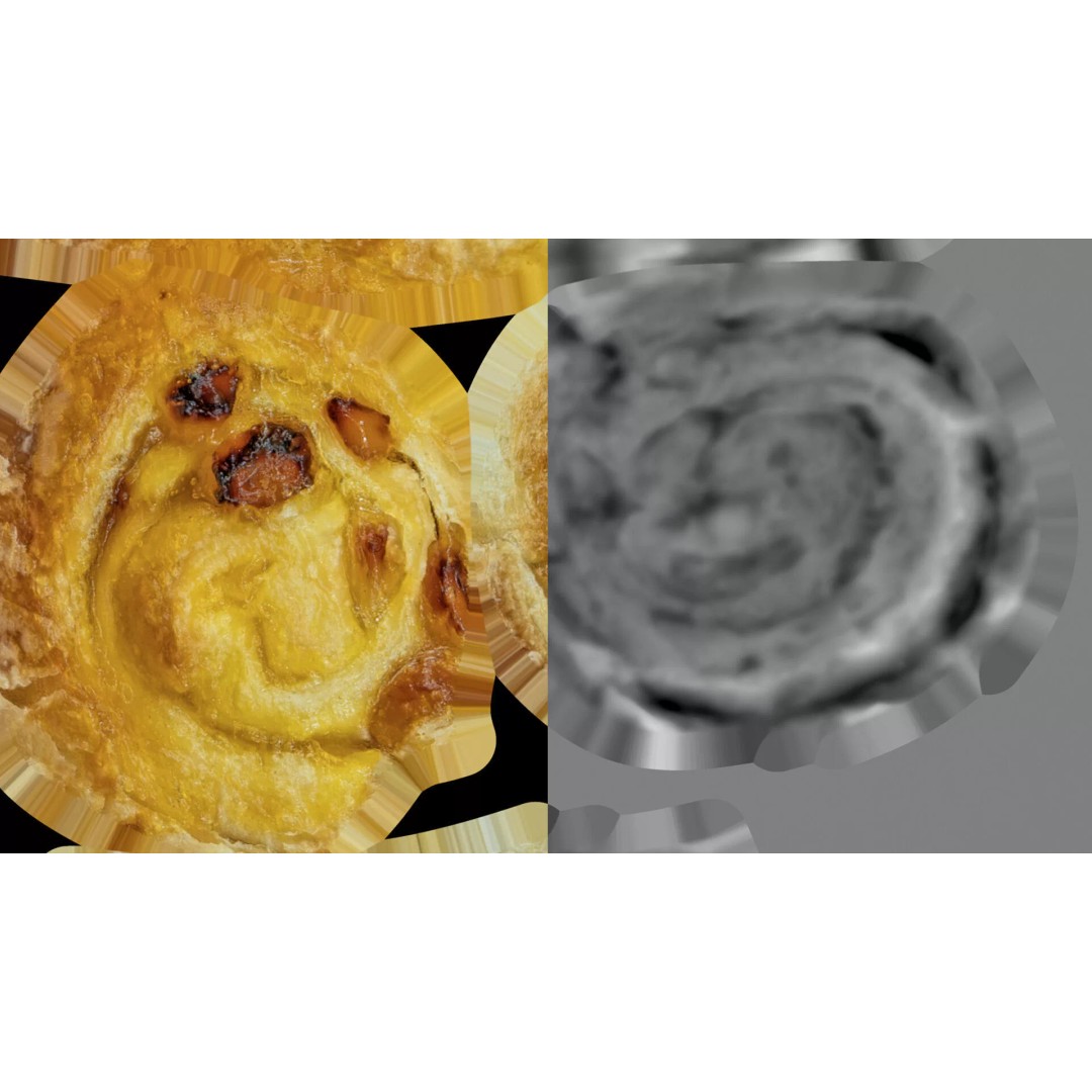 Sweet Swirl Pastry Bun 3D Model – Low Poly PBR Food Asset, FBX - View 21