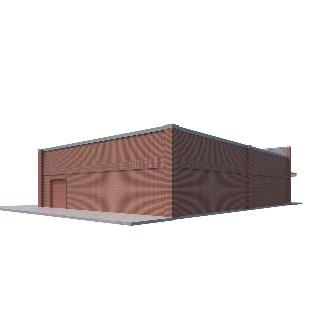 Aldi Grocery Store 3D Model – High Detail Exterior Retail Asset, FBX - View 4