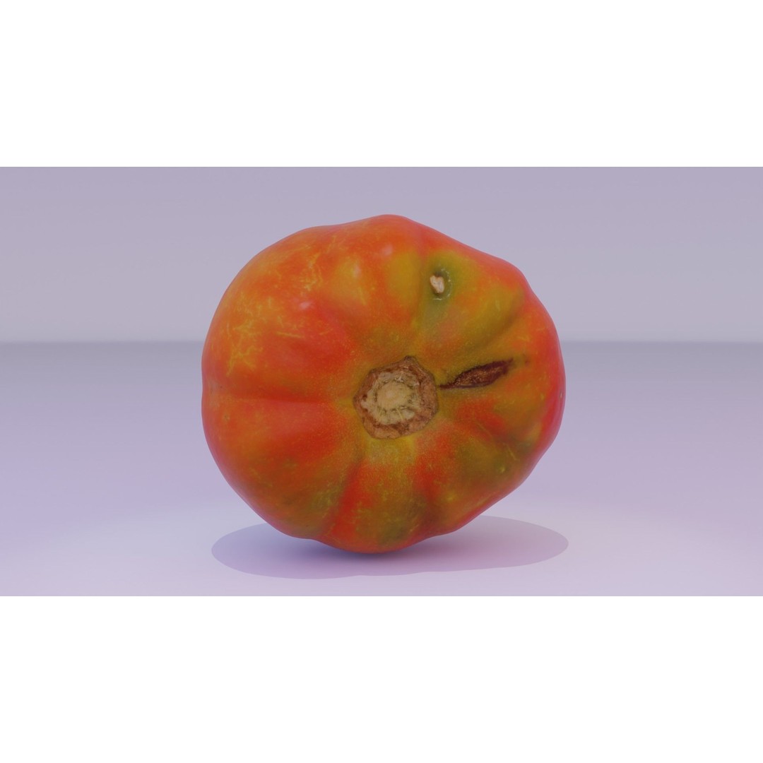 Photorealistic Tomato 3D Model – High Poly PBR Asset, FBX, OBJ - View 13