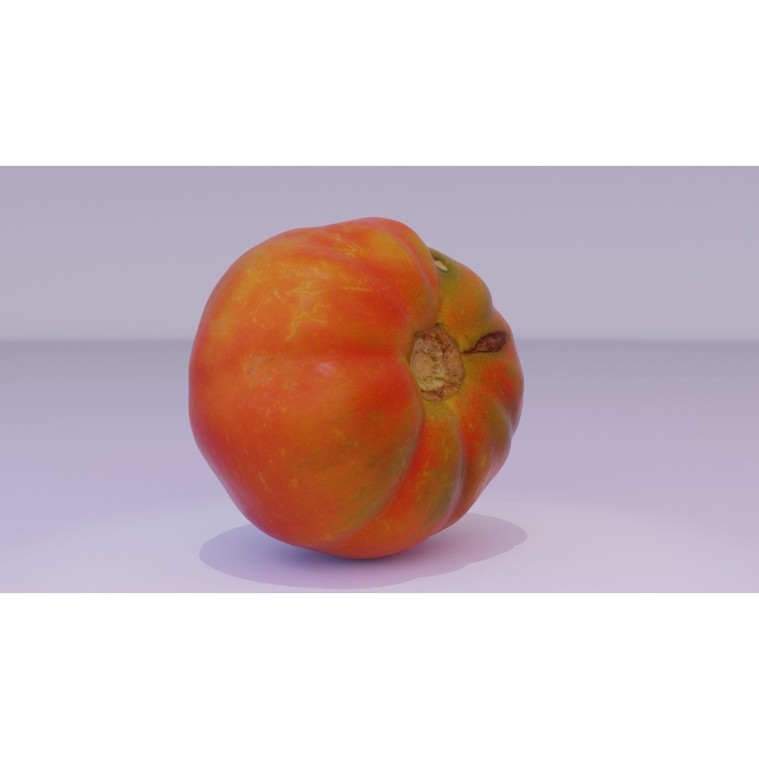 Photorealistic Tomato 3D Model – High Poly PBR Asset, FBX, OBJ - View 14