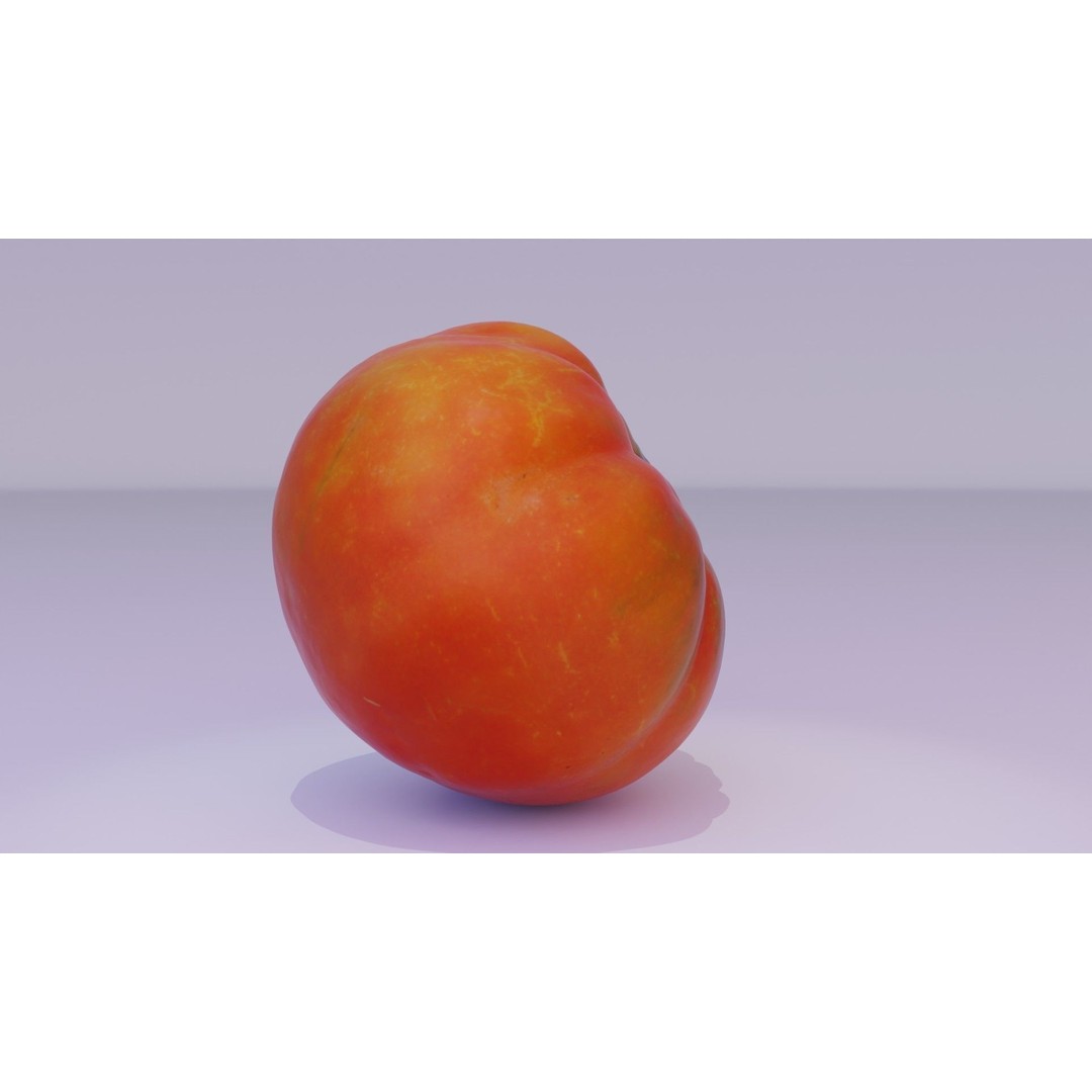 Photorealistic Tomato 3D Model – High Poly PBR Asset, FBX, OBJ - View 15