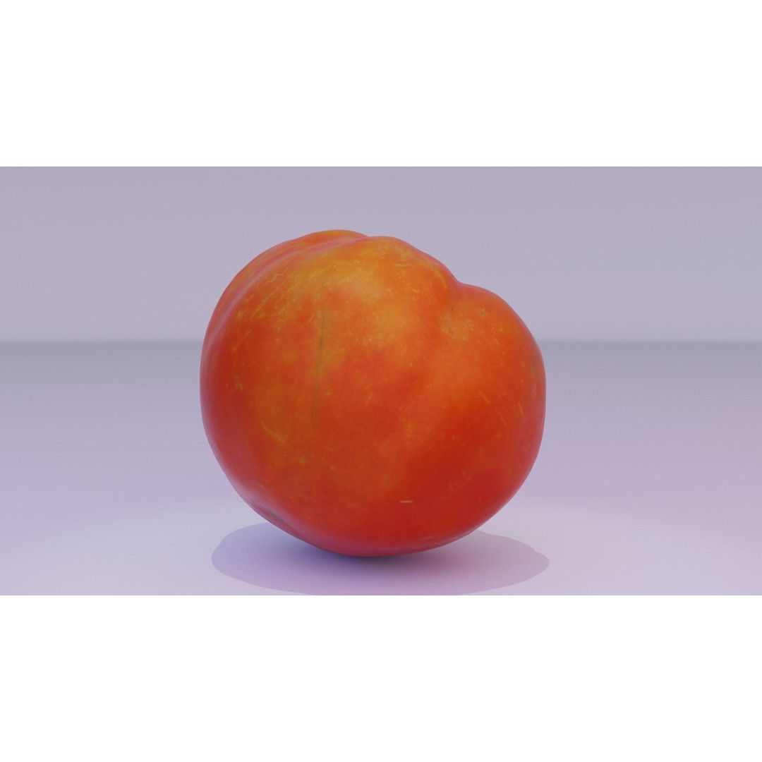 Photorealistic Tomato 3D Model – High Poly PBR Asset, FBX, OBJ - View 16
