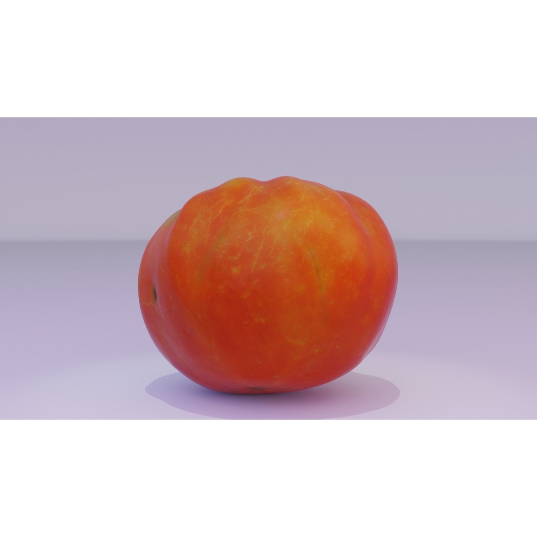 Photorealistic Tomato 3D Model – High Poly PBR Asset, FBX, OBJ - View 17