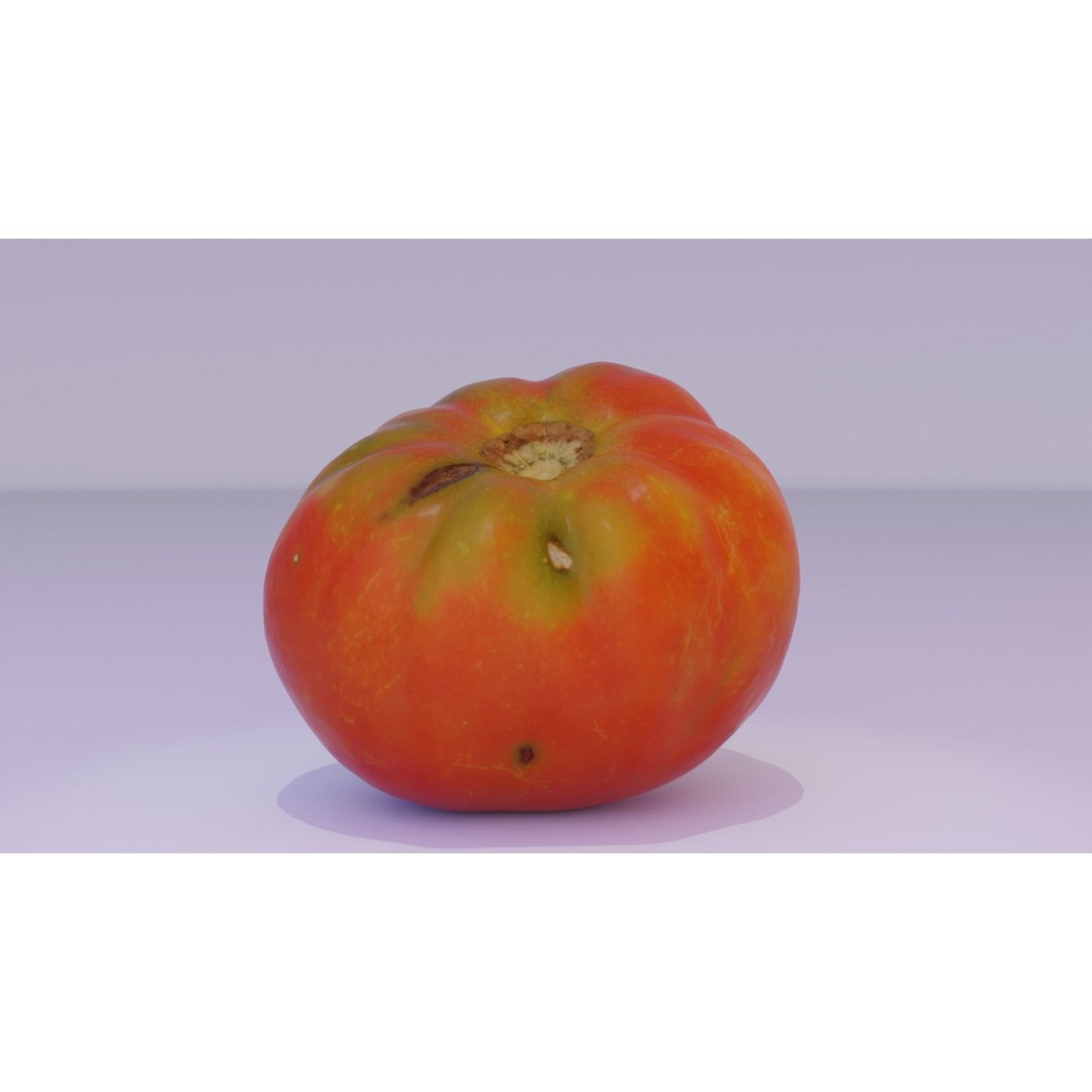Photorealistic Tomato 3D Model – High Poly PBR Asset, FBX, OBJ - View 19