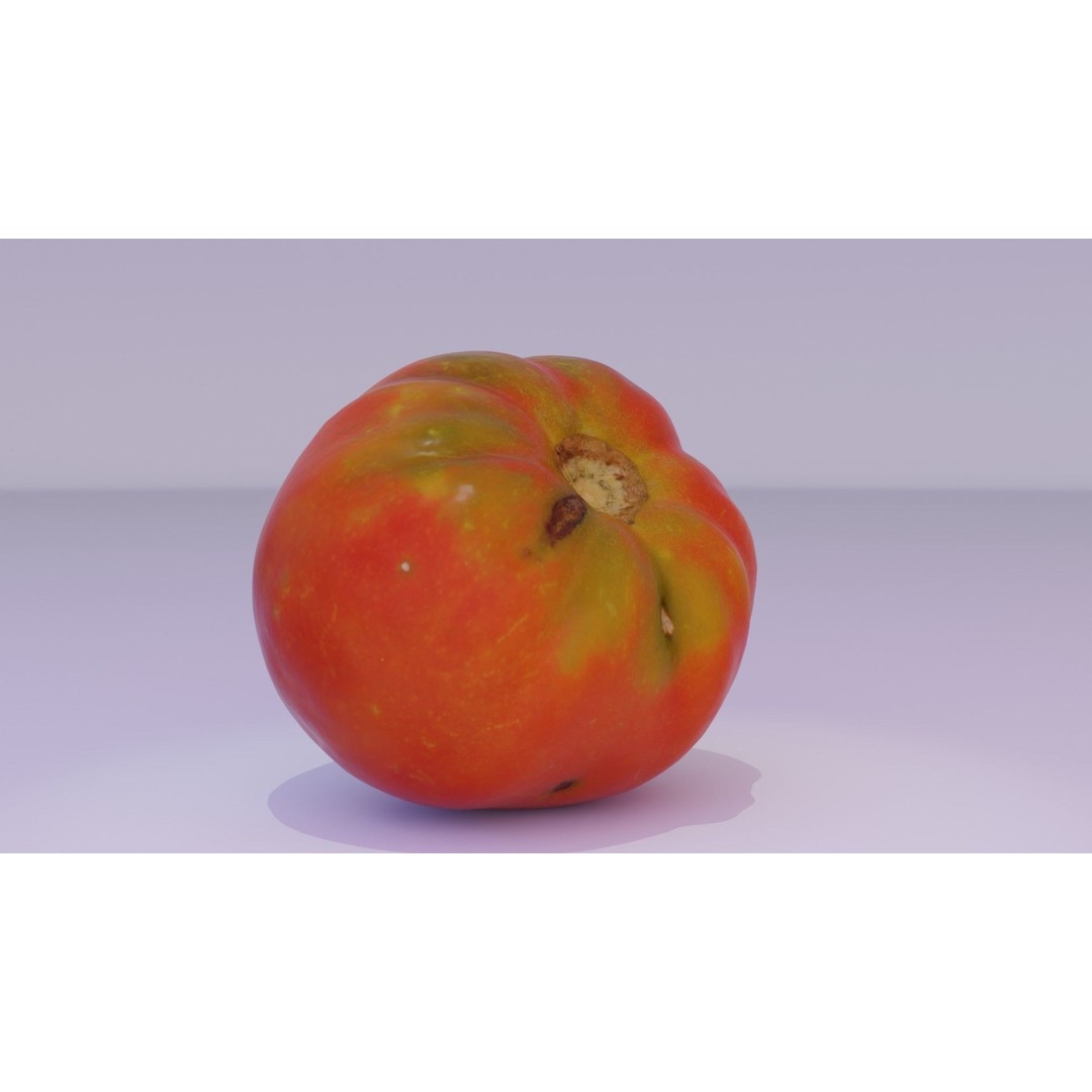 Photorealistic Tomato 3D Model – High Poly PBR Asset, FBX, OBJ - View 20