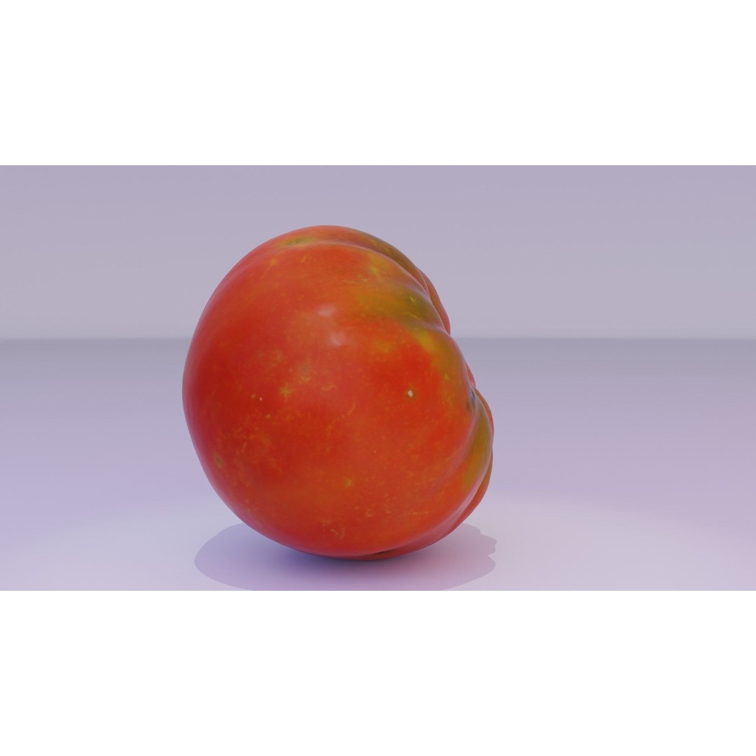Photorealistic Tomato 3D Model – High Poly PBR Asset, FBX, OBJ - View 21