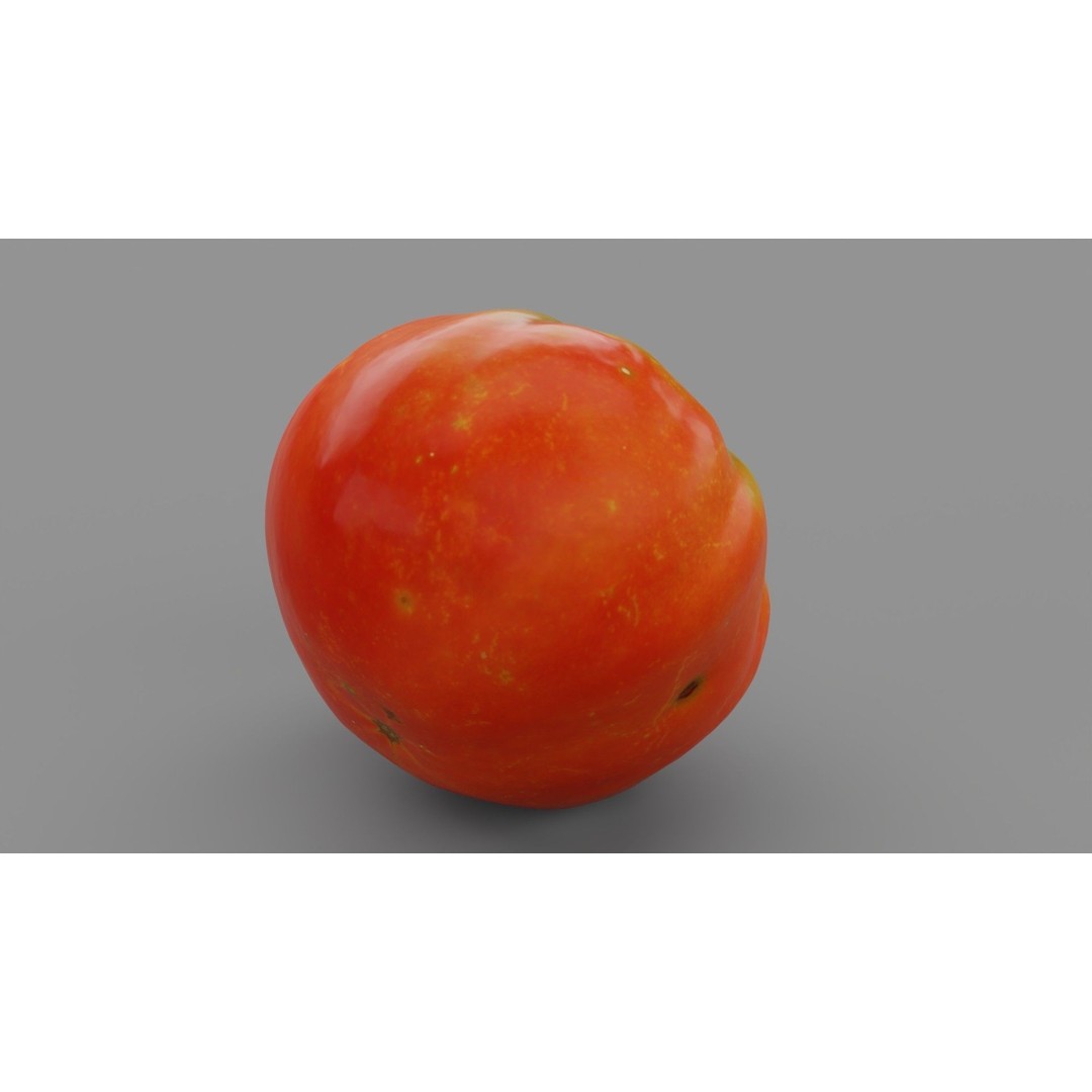 Photorealistic Tomato 3D Model – High Poly PBR Asset, FBX, OBJ - View 26