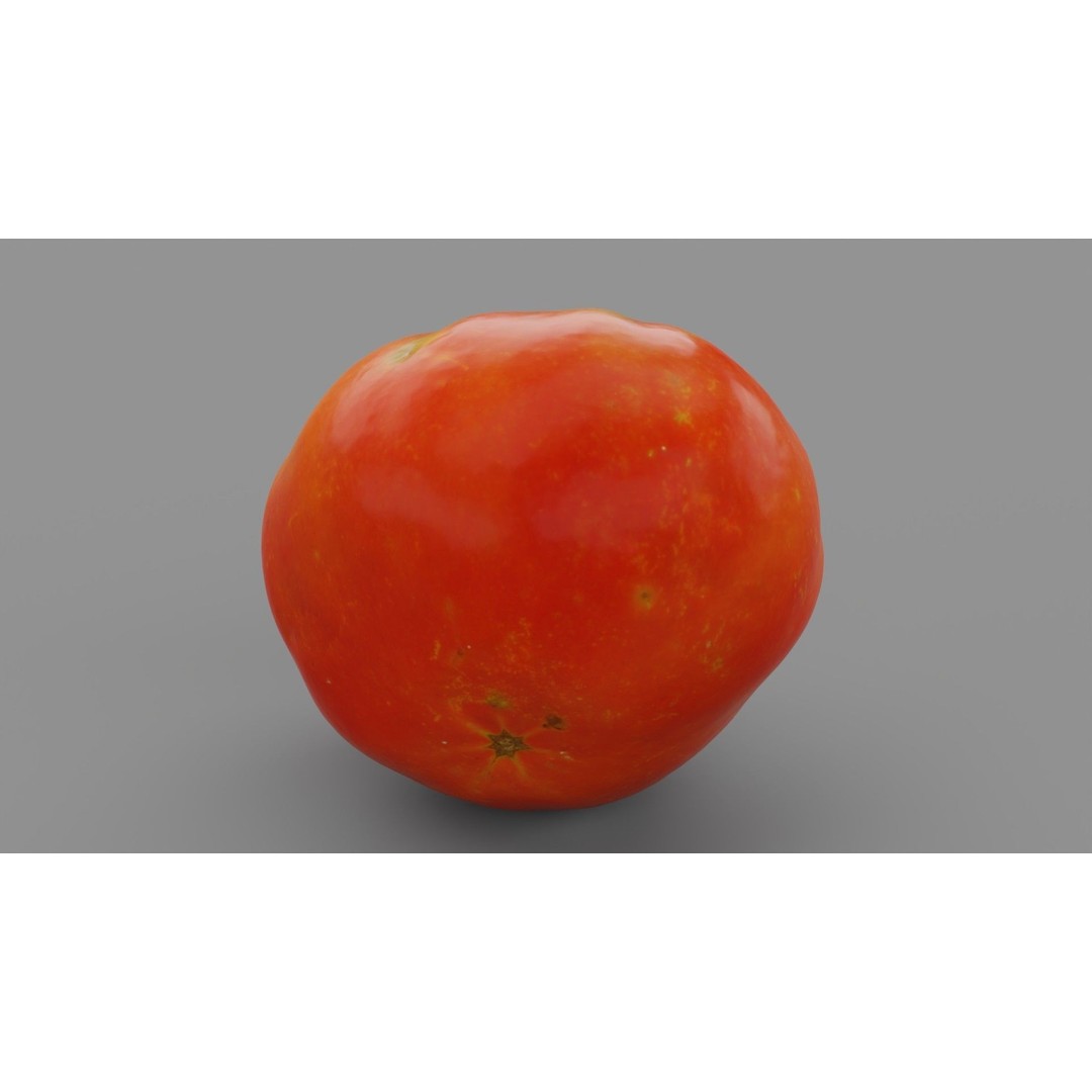 Photorealistic Tomato 3D Model – High Poly PBR Asset, FBX, OBJ - View 27