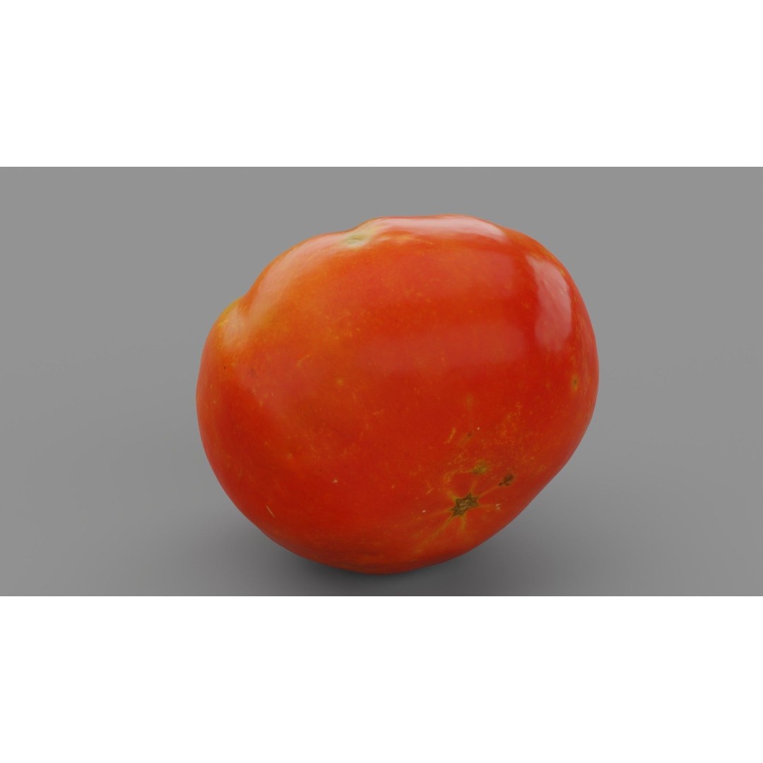 Photorealistic Tomato 3D Model – High Poly PBR Asset, FBX, OBJ - View 28