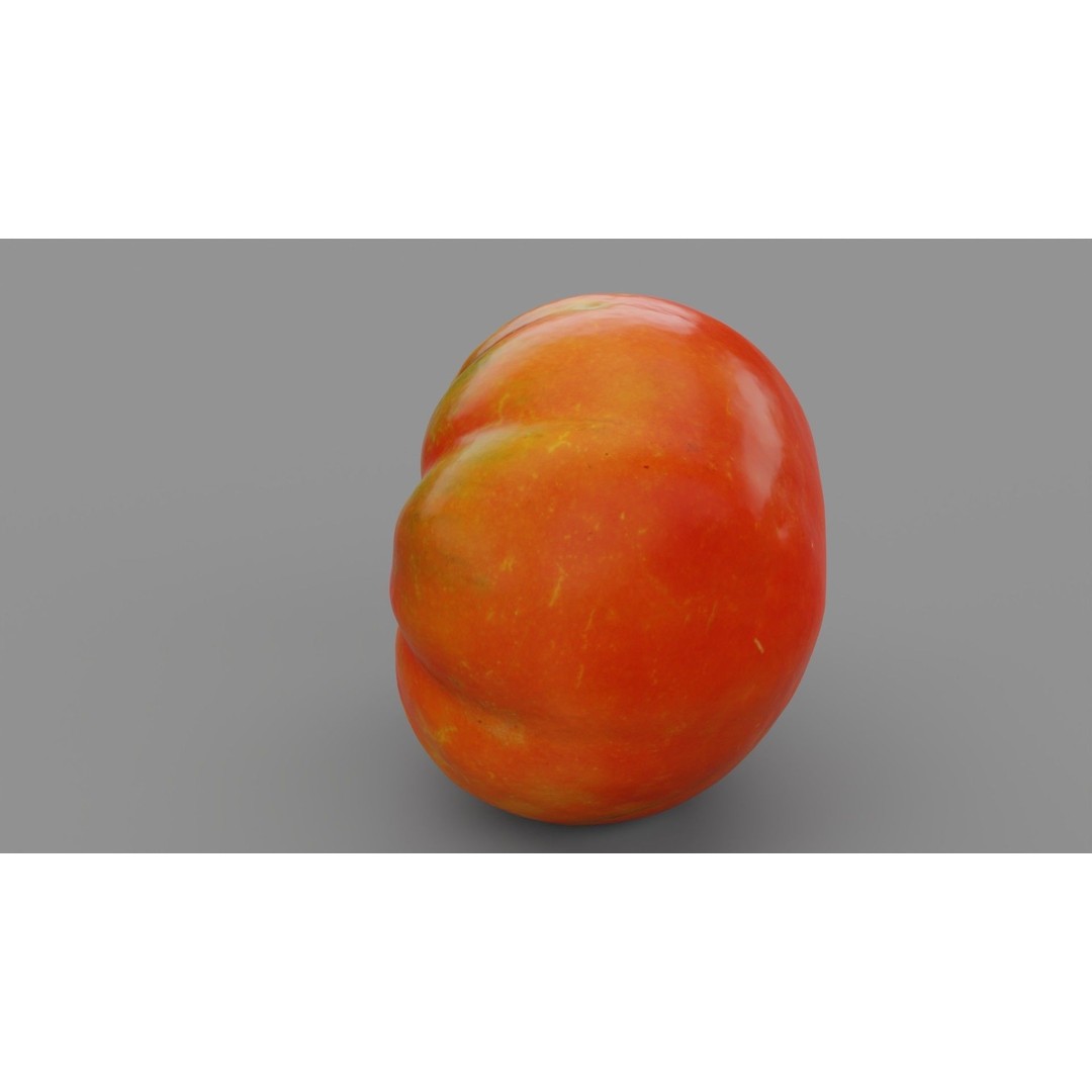 Photorealistic Tomato 3D Model – High Poly PBR Asset, FBX, OBJ - View 30