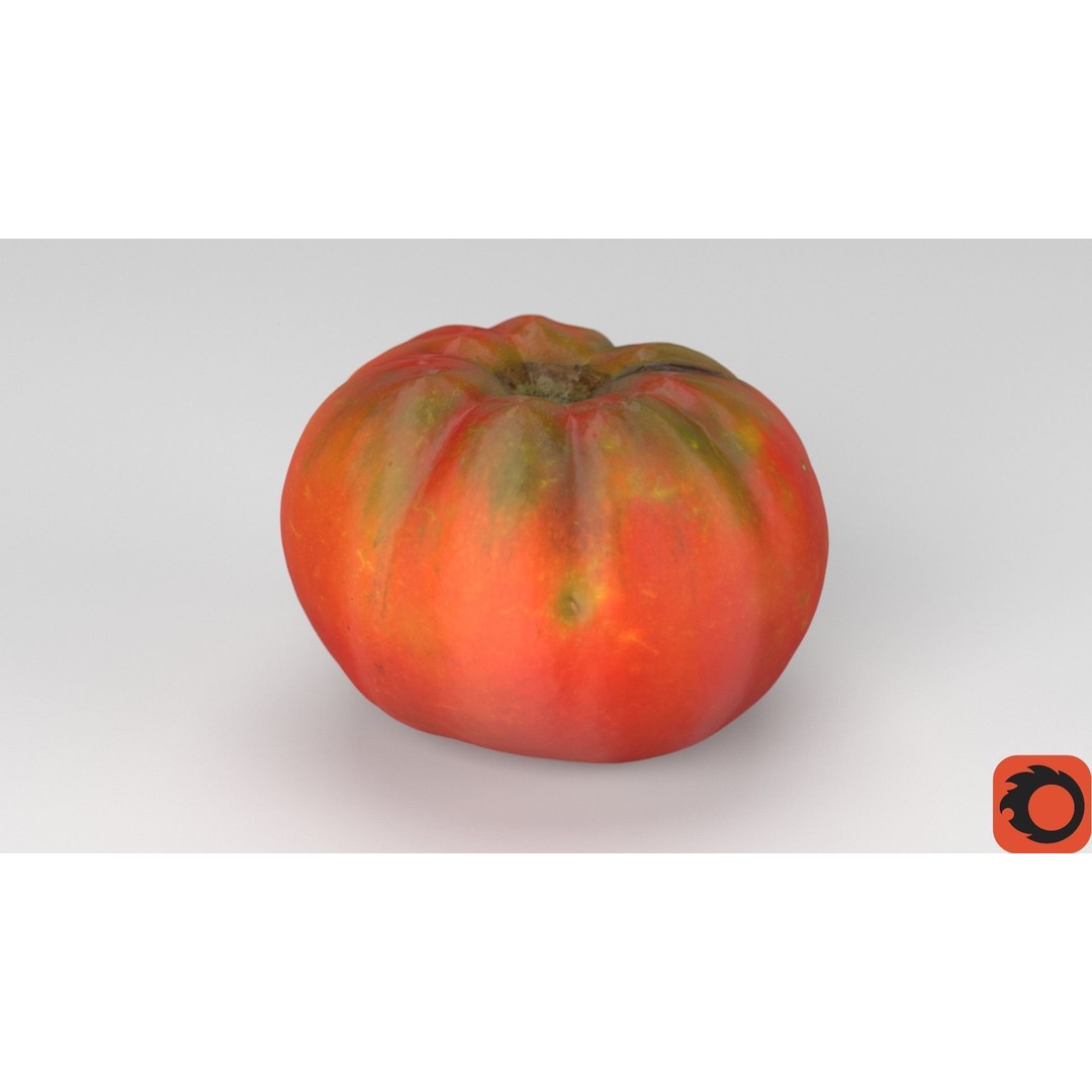 Photorealistic Tomato 3D Model – High Poly PBR Asset, FBX, OBJ - View 32