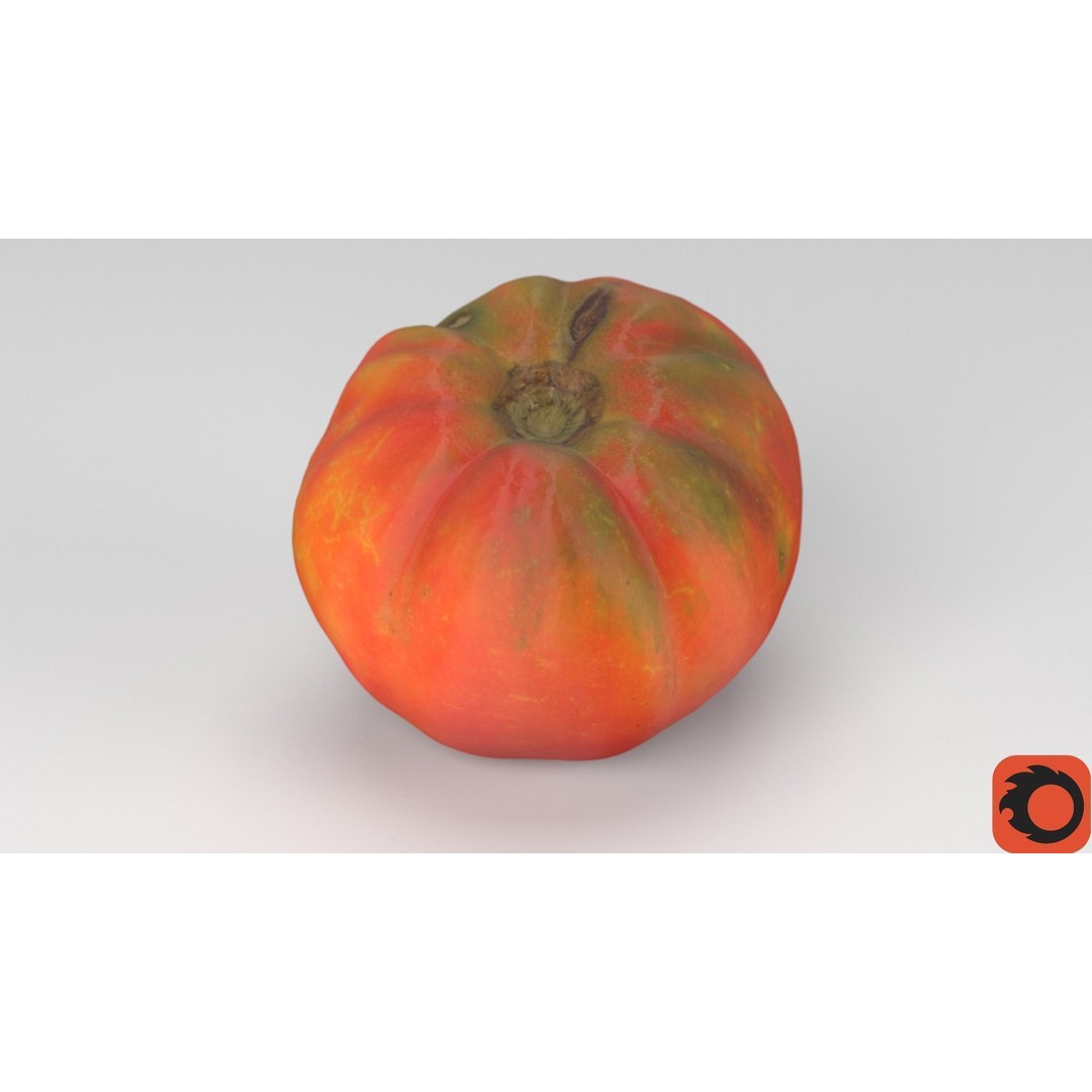 Photorealistic Tomato 3D Model – High Poly PBR Asset, FBX, OBJ - View 33