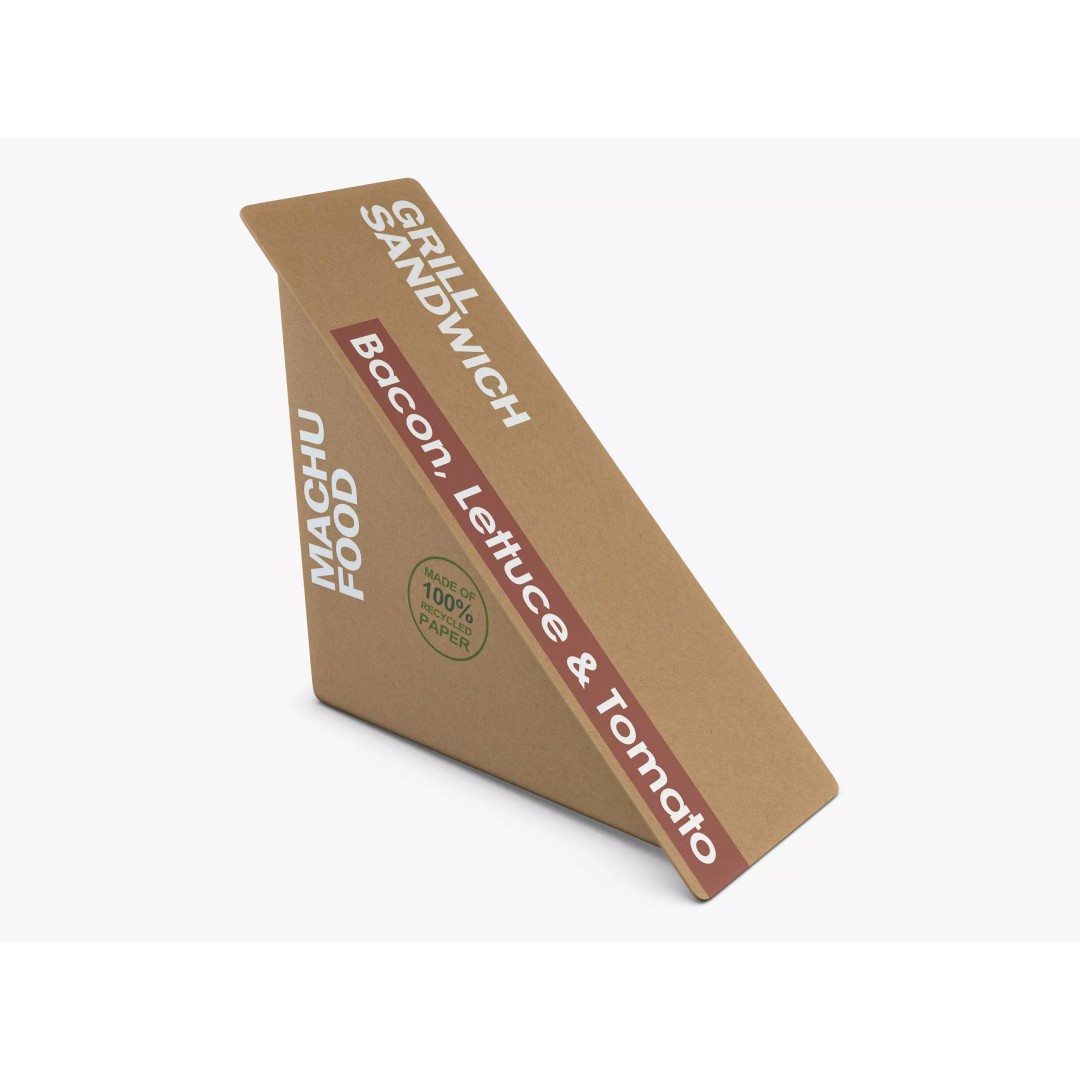 Sandwich Packaging 3D Model – Simple Design, PBR Textures, FBX, OBJ - View 2