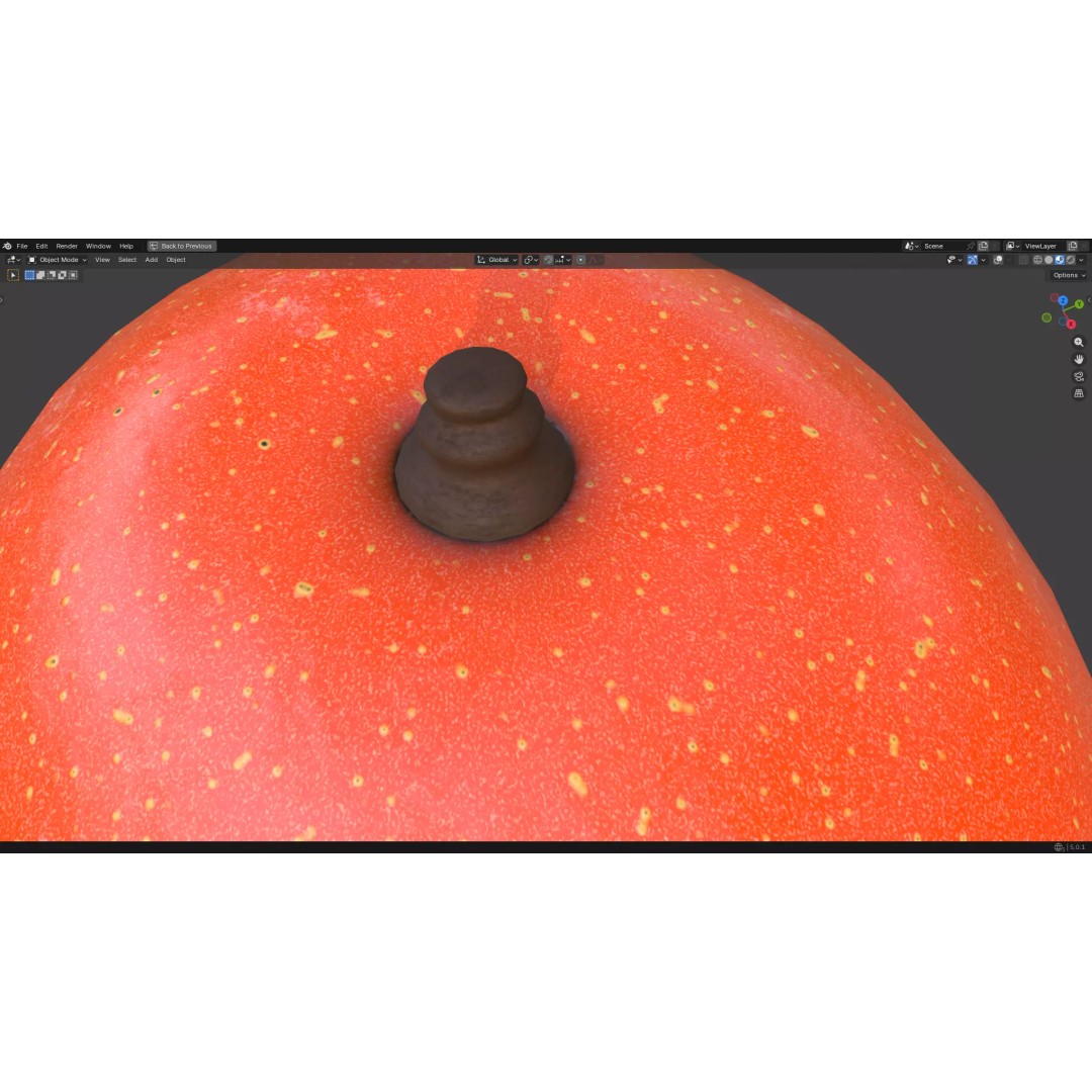 Mango 3D Model – Low Poly PBR Game Asset, FBX, OBJ - View 19