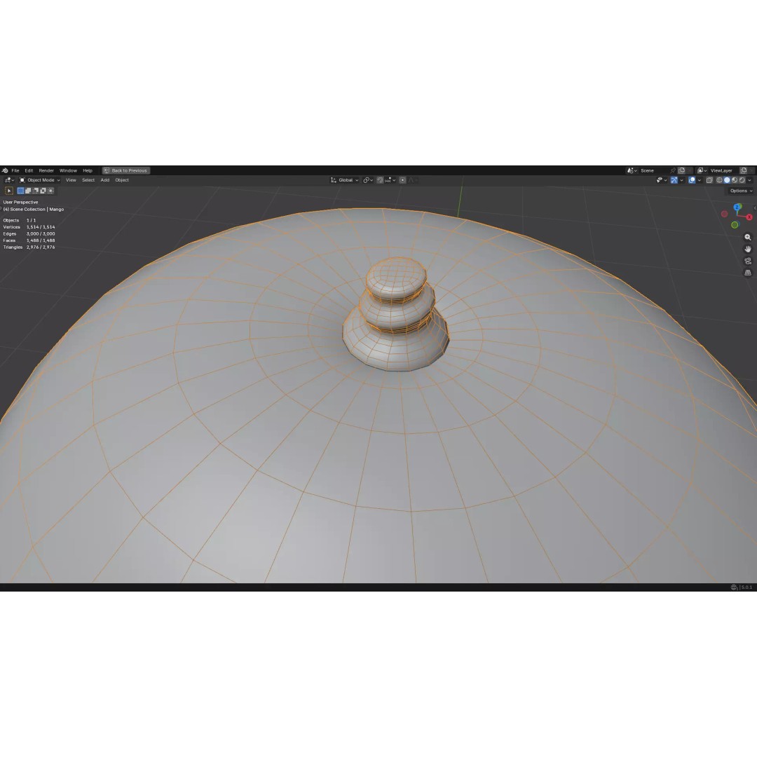 Mango 3D Model – Low Poly PBR Game Asset, FBX, OBJ - View 35
