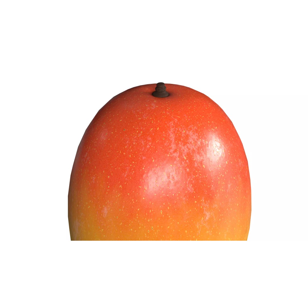 Mango 3D Model – Low Poly PBR Game Asset, FBX, OBJ - View 6