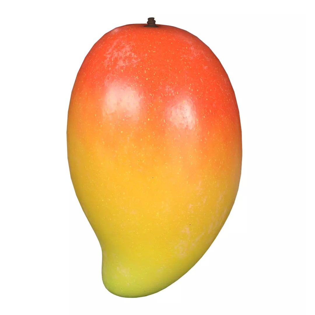 Mango 3D Model – Low Poly PBR Game Asset, FBX, OBJ - View 7