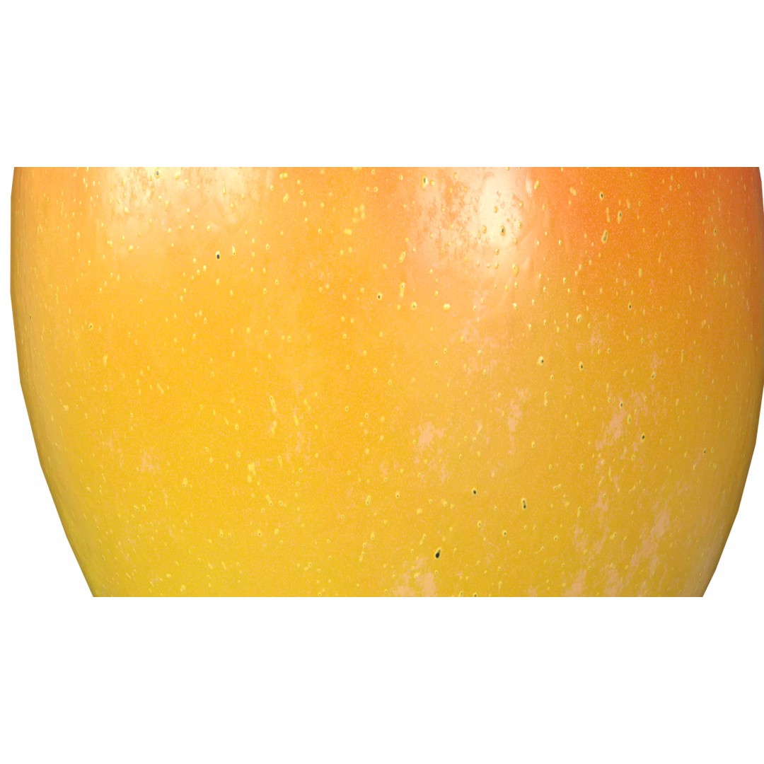 Mango 3D Model – Low Poly PBR Game Asset, FBX, OBJ - View 8