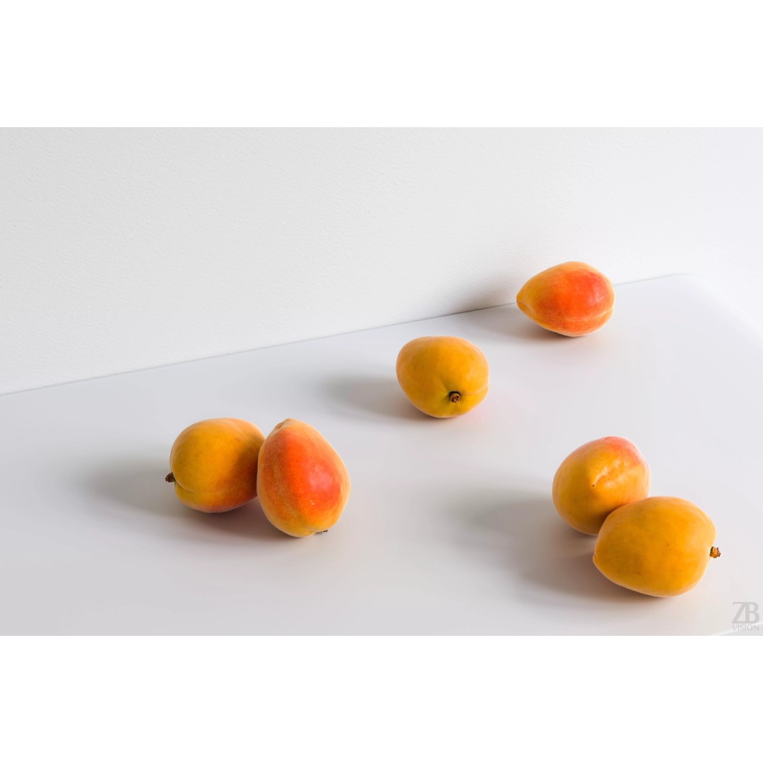 Apricot 3D Model – Photorealistic Fruit Asset, FBX, OBJ - View 2