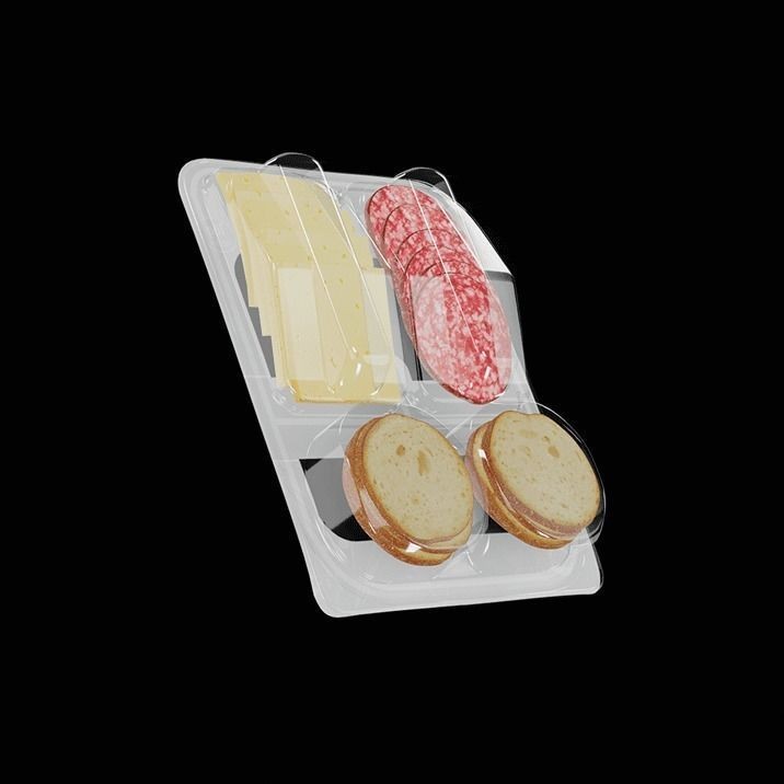 Salame Snacking 3D Model – Photorealistic Food Asset, FBX, Blender - View 4