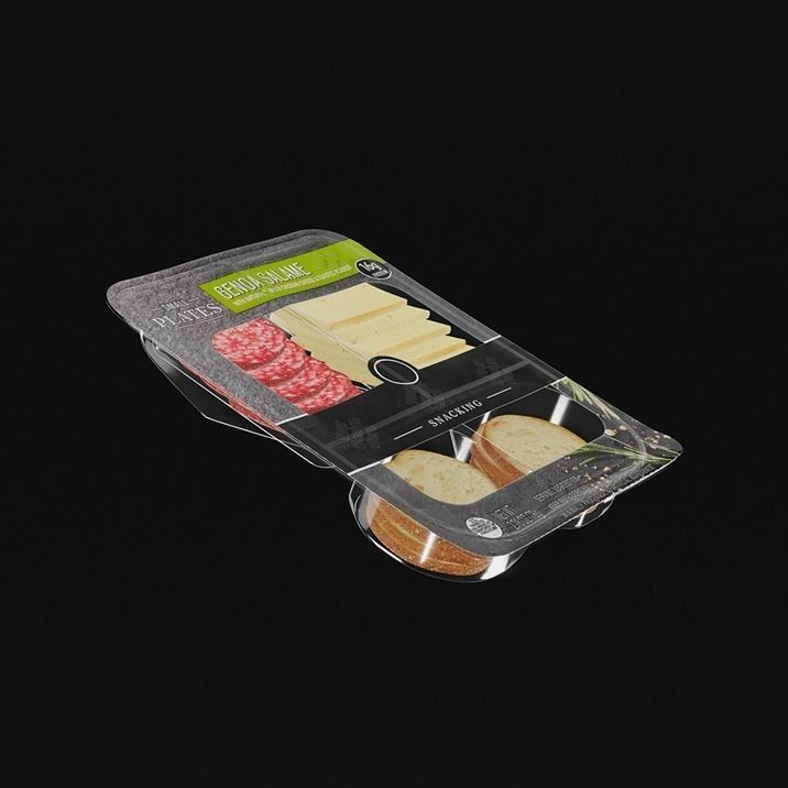 Salame Snacking 3D Model – Photorealistic Food Asset, FBX, Blender - View 7