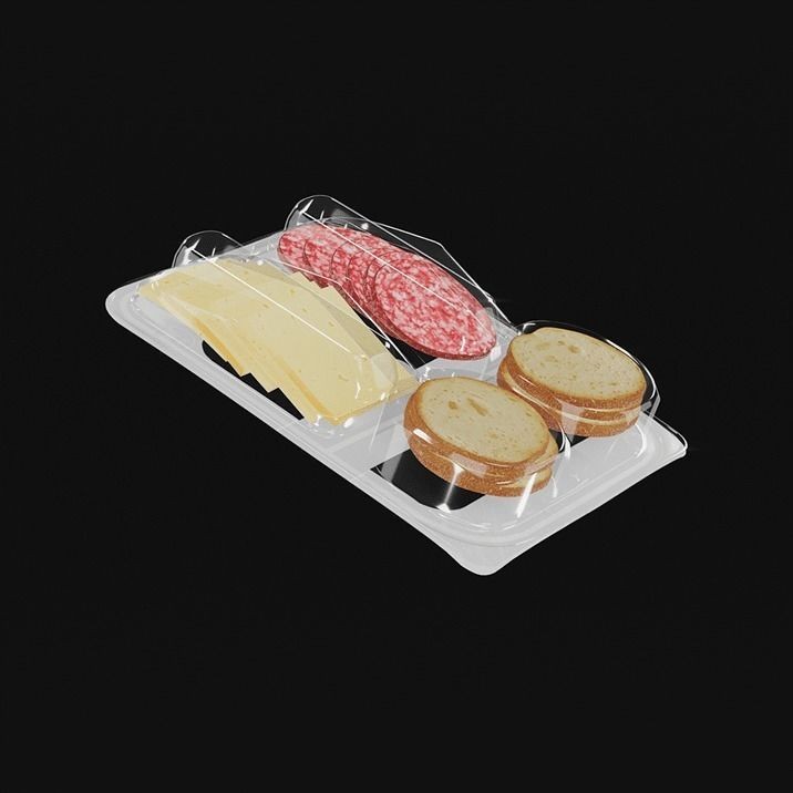 Salame Snacking 3D Model – Photorealistic Food Asset, FBX, Blender - View 8