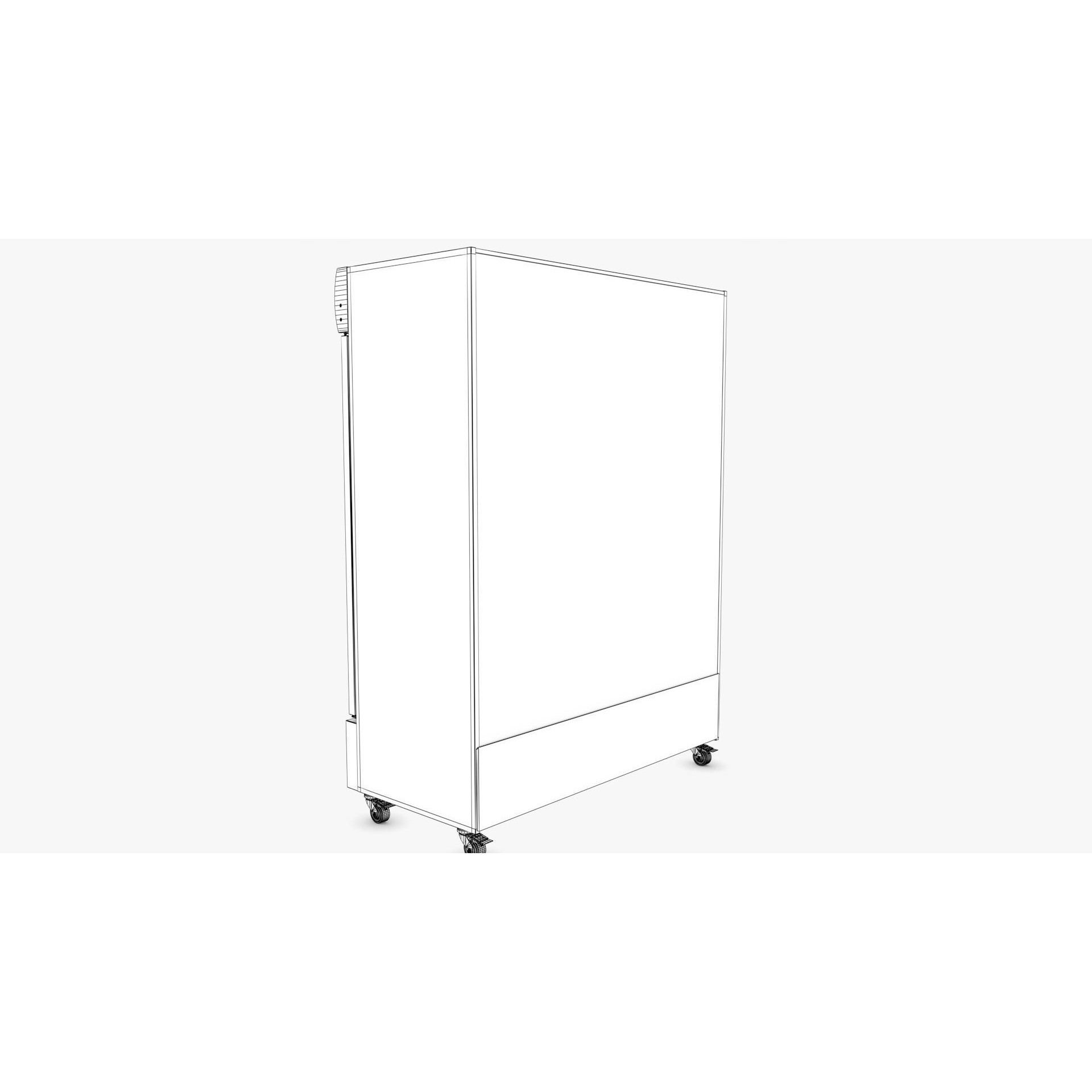 Display Fridge - Low-Poly Game-Ready 3D Model - View 13