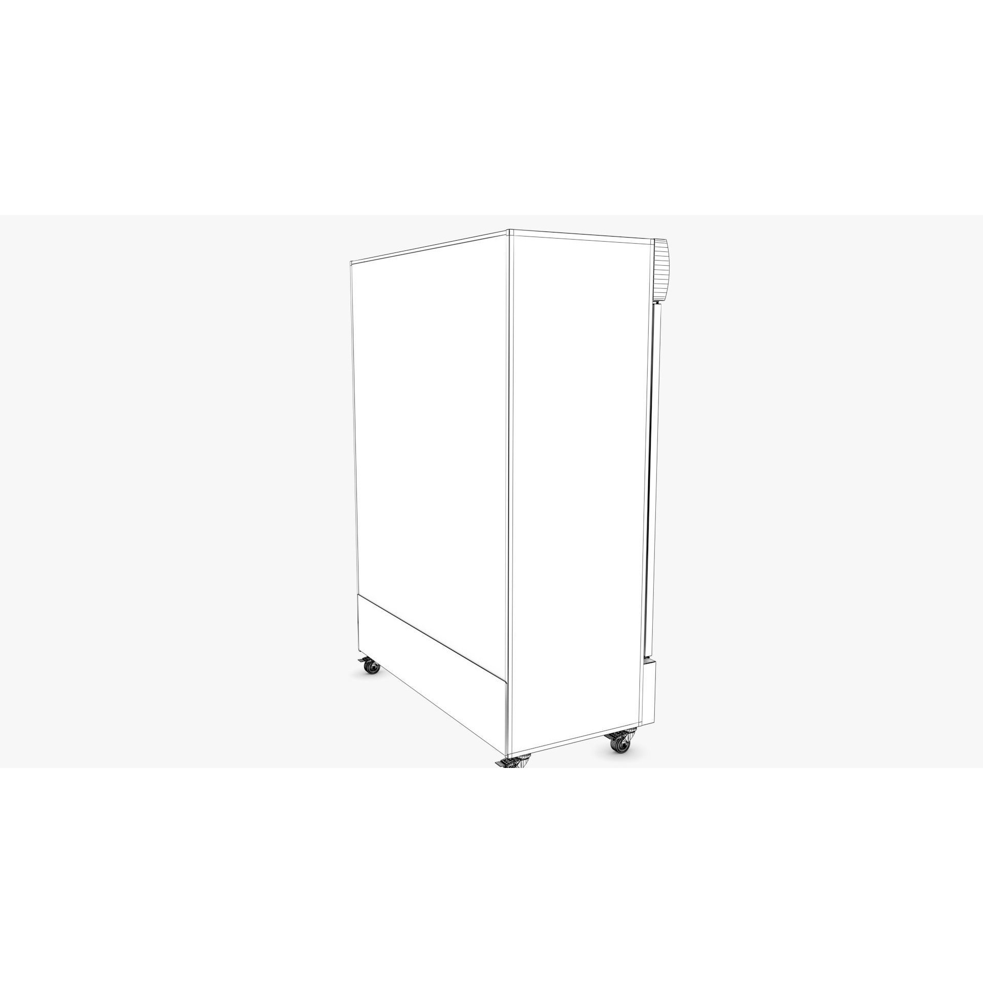 Display Fridge - Low-Poly Game-Ready 3D Model - View 15