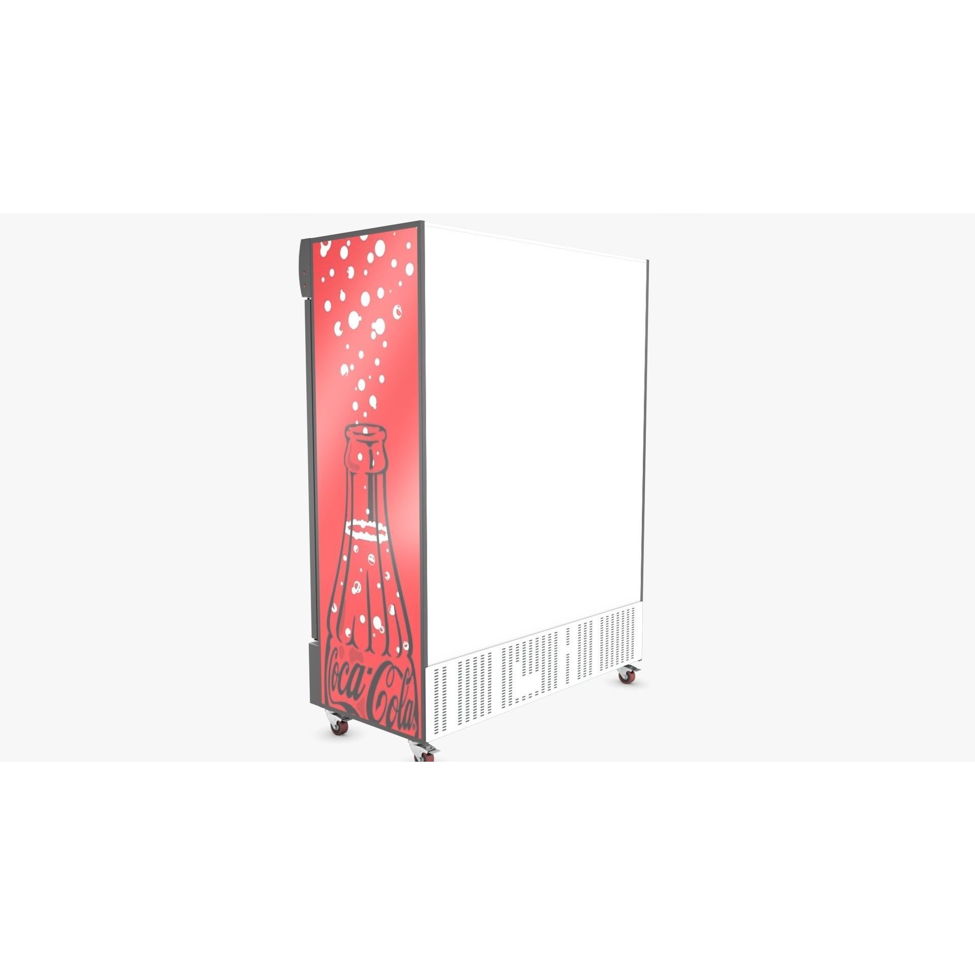 Display Fridge - Low-Poly Game-Ready 3D Model - View 5