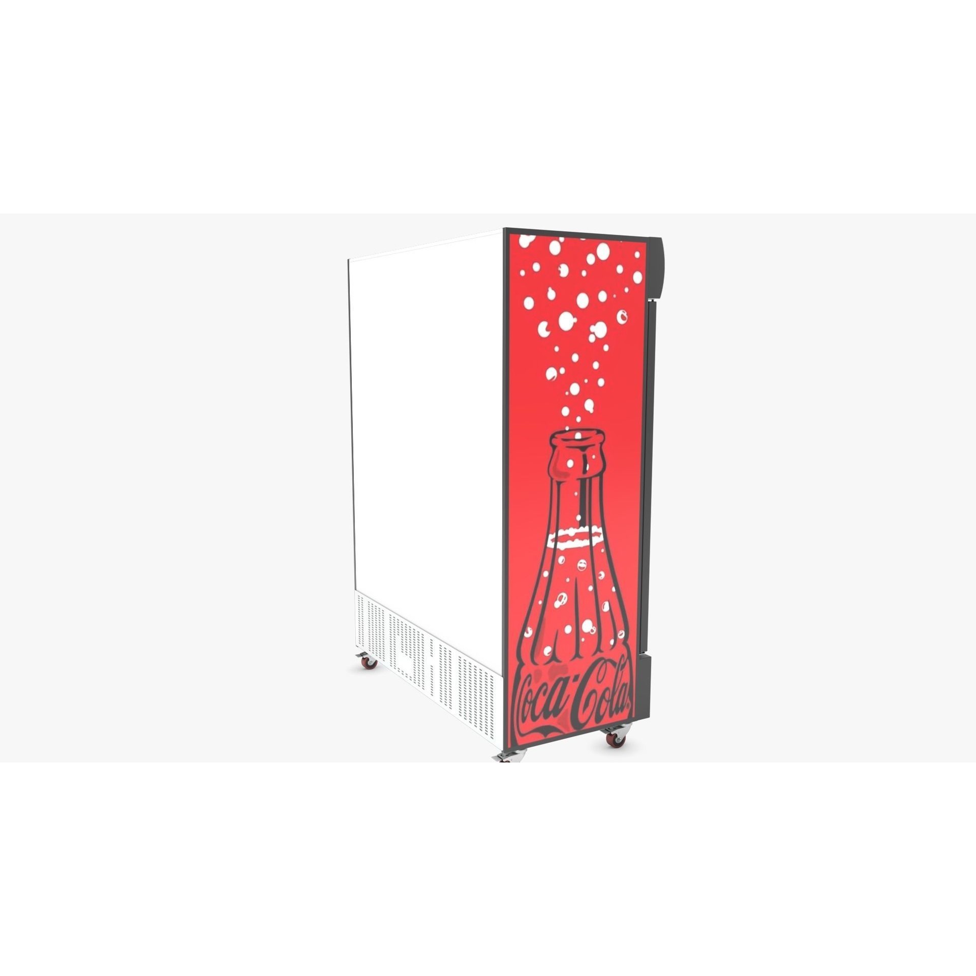 Display Fridge - Low-Poly Game-Ready 3D Model - View 7