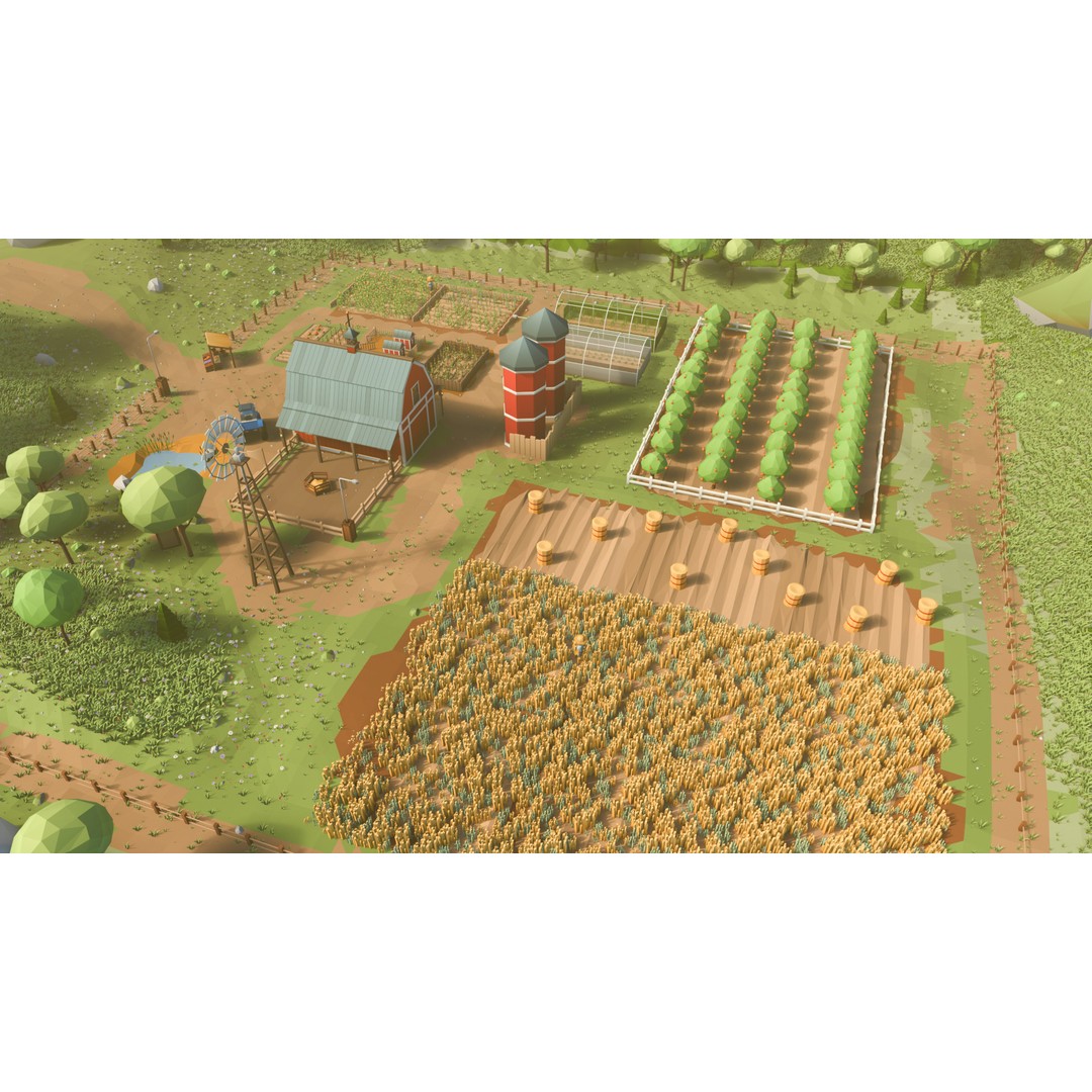 Farm Asset 3D Model – Low Poly Stylized Pack for Games, FBX - View 10