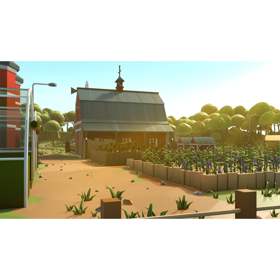Farm Asset 3D Model – Low Poly Stylized Pack for Games, FBX - View 11