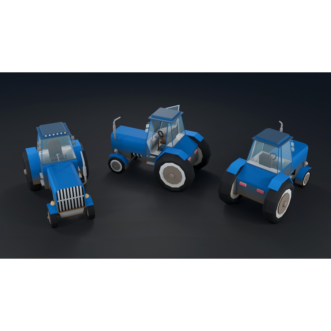 Farm Asset 3D Model – Low Poly Stylized Pack for Games, FBX - View 19