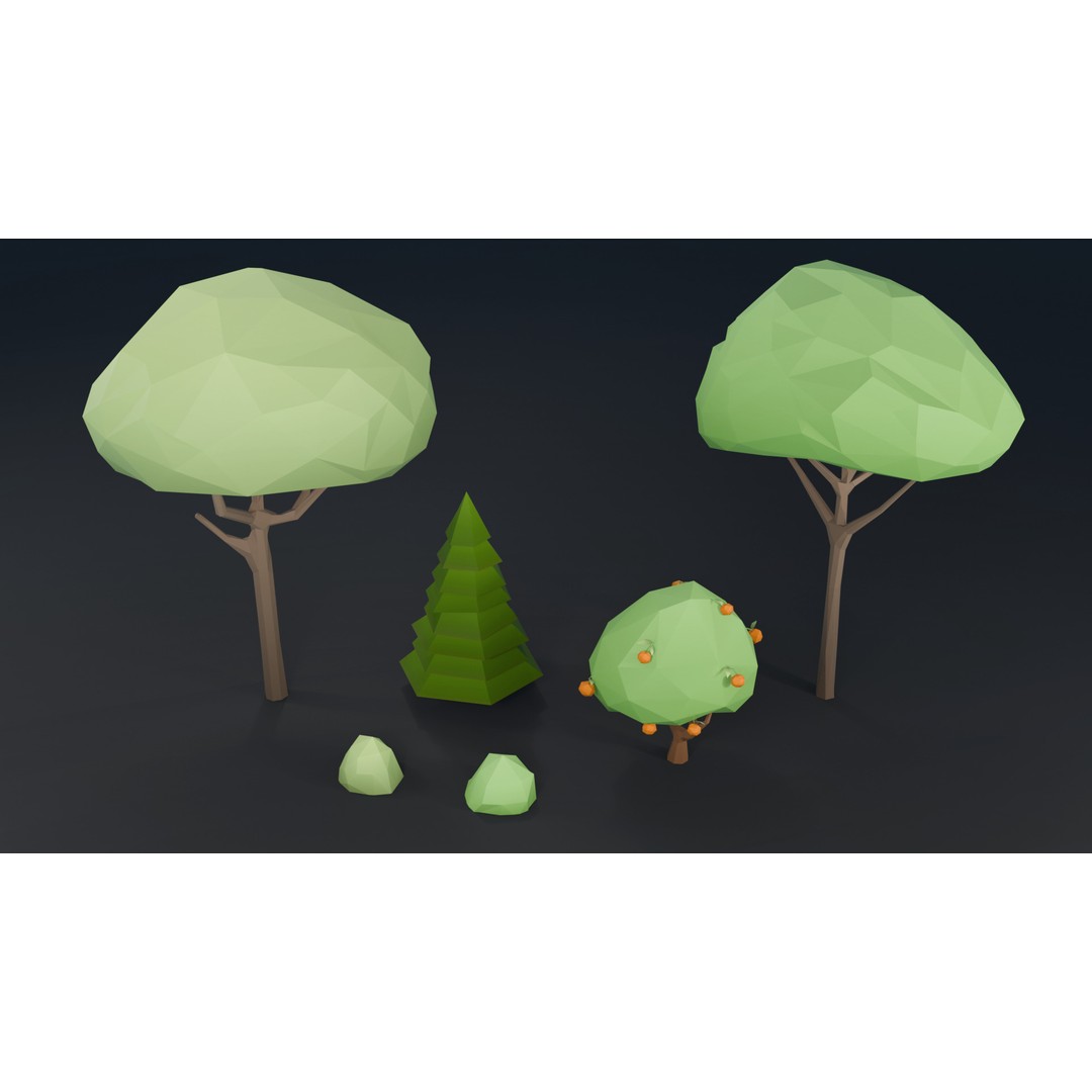 Farm Asset 3D Model – Low Poly Stylized Pack for Games, FBX - View 27