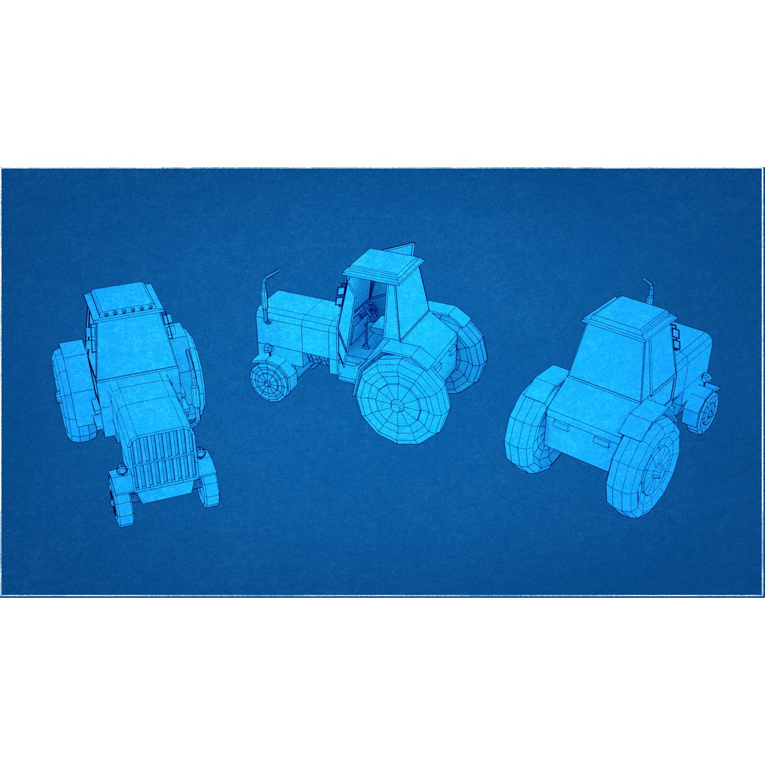 Farm Asset 3D Model – Low Poly Stylized Pack for Games, FBX - View 37