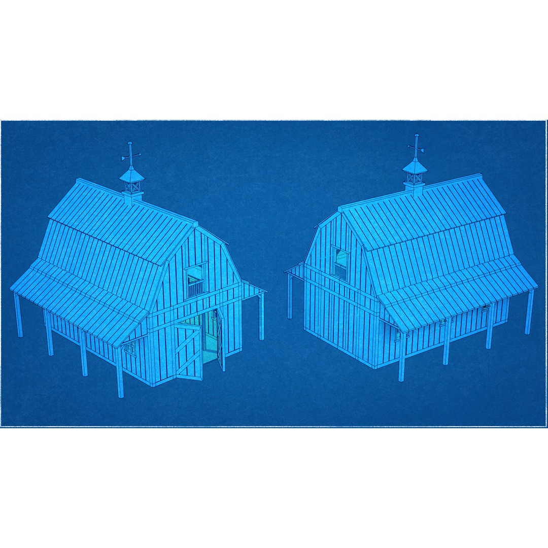 Farm Asset 3D Model – Low Poly Stylized Pack for Games, FBX - View 41