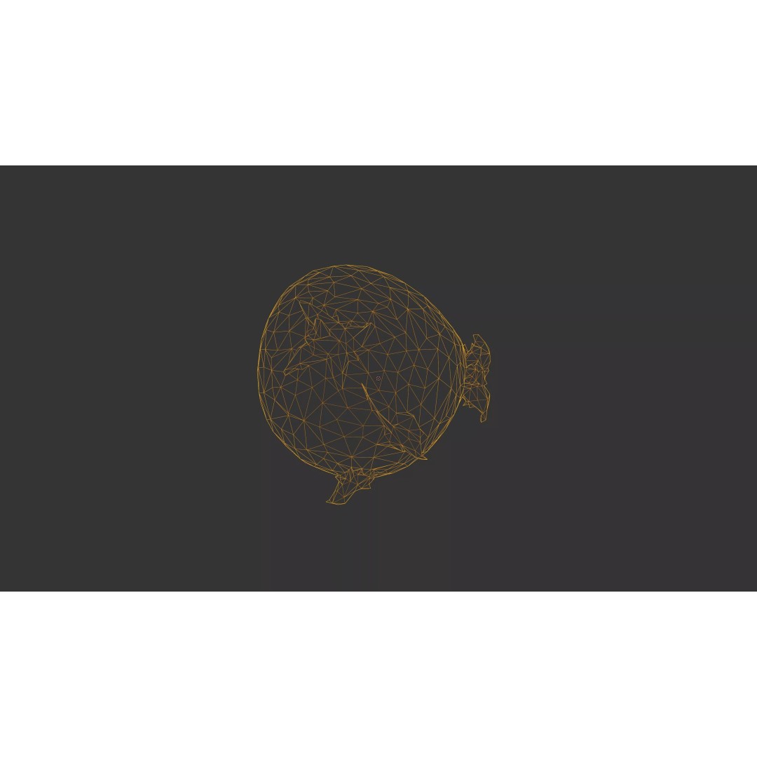 Sprouted Potato 3D Model – Photogrammetry Low-Poly Game Asset, FBX