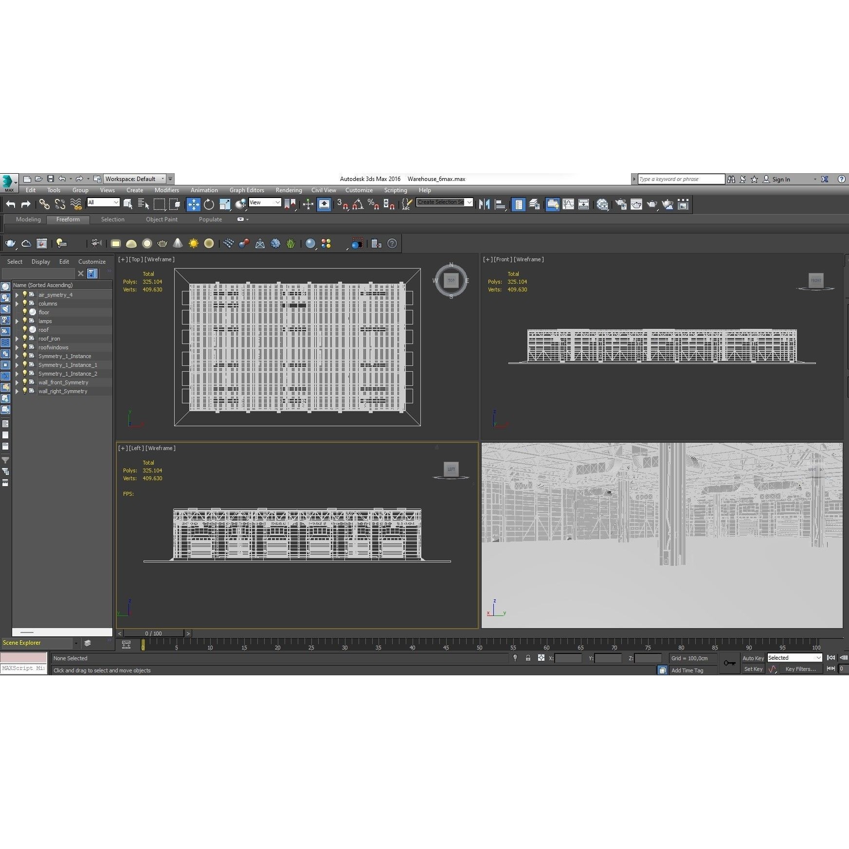 Warehouse 6 - Game-Ready 3D Model