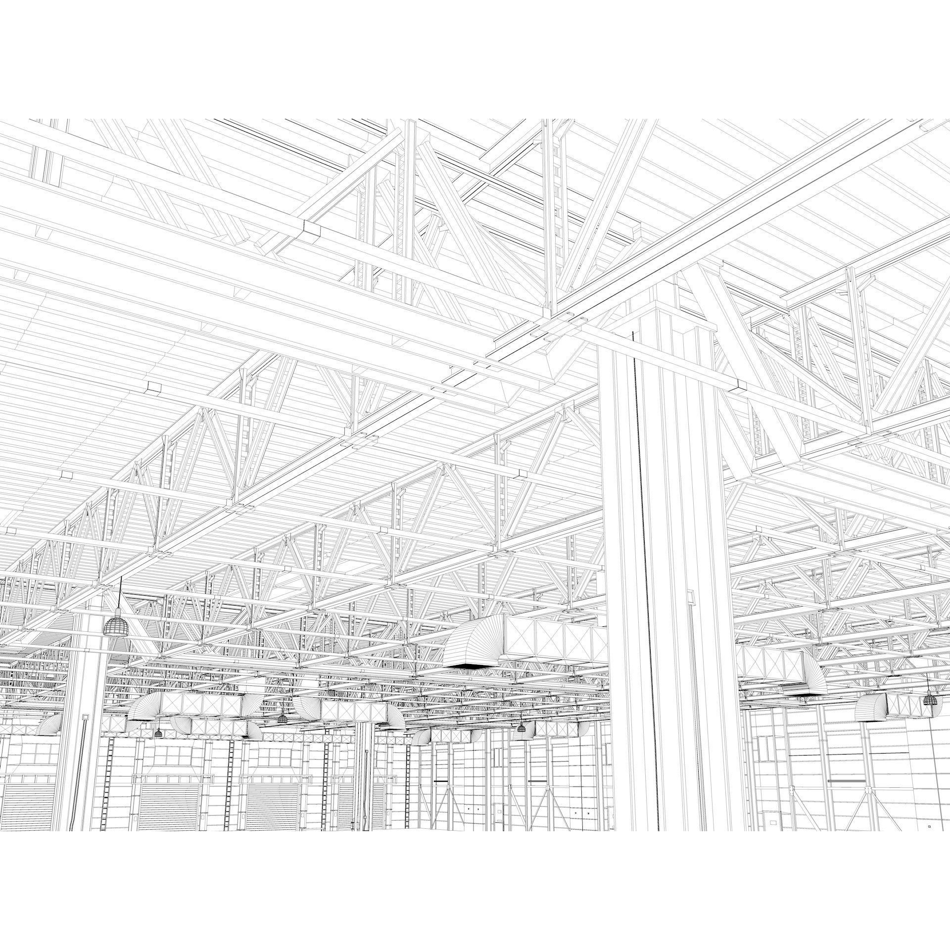 Warehouse 6 - Game-Ready 3D Model - View 30